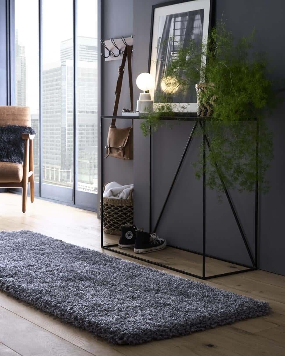 Chicago Grey Shaggy Rug - PN Home