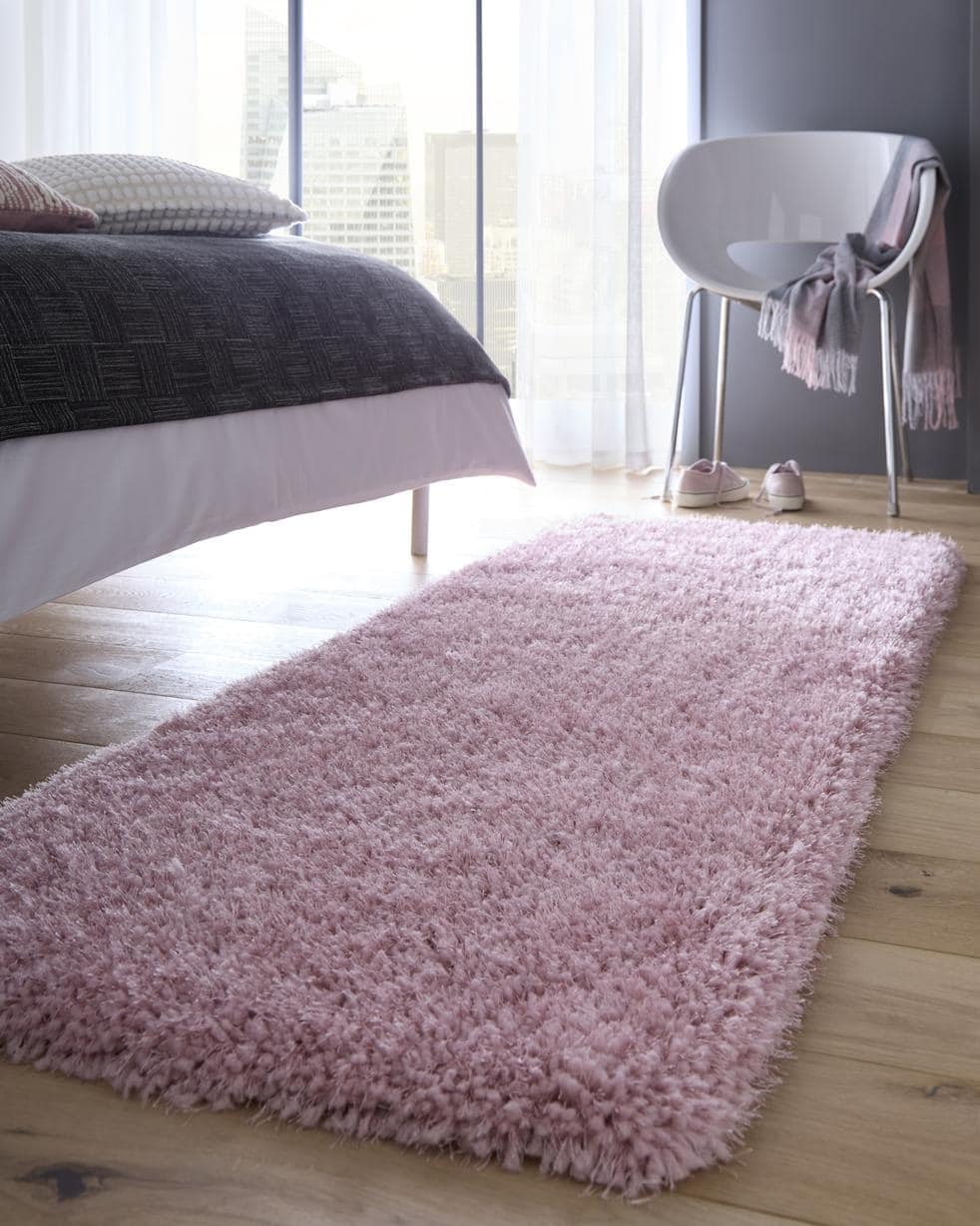 Chicago Pink Shaggy Rug - PN Home