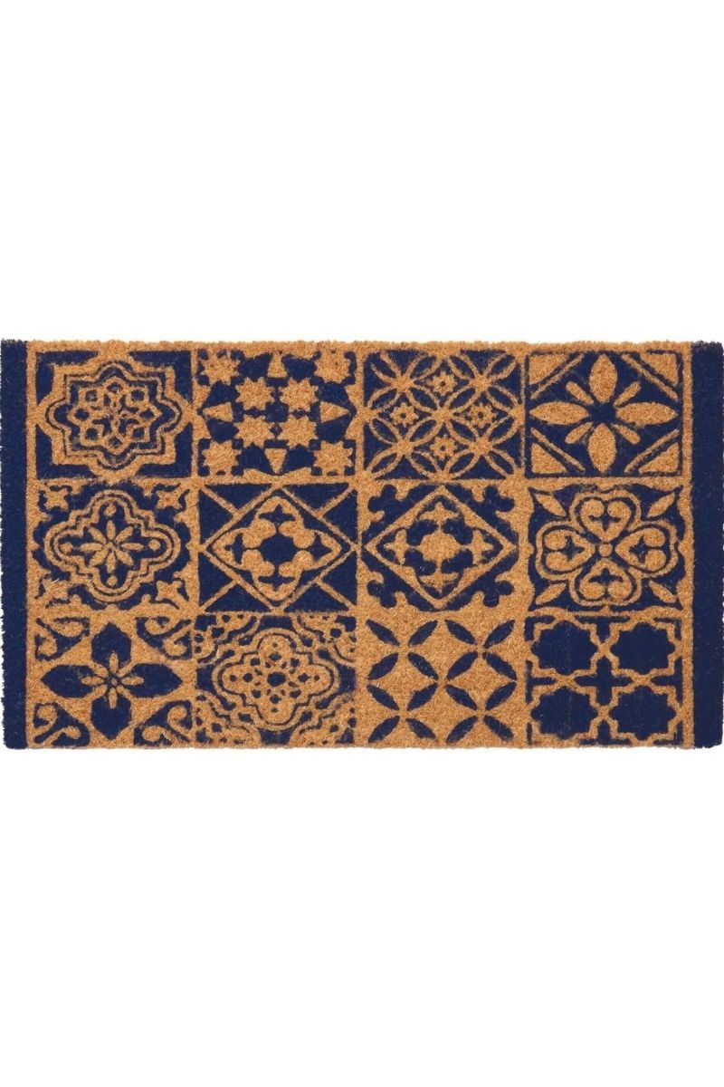 Coir Tile Blue Mat 40x70 cm | 140 - PN Home