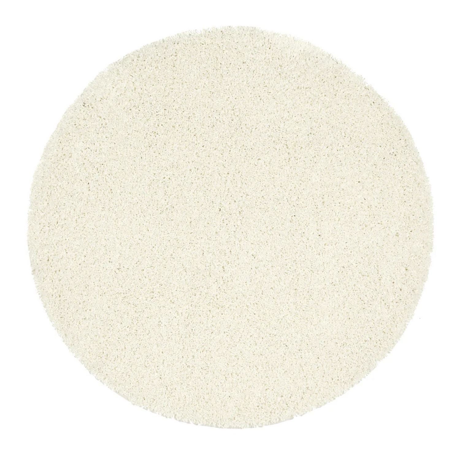 Washable Ghost Ivory Shaggy Rug - PN Home