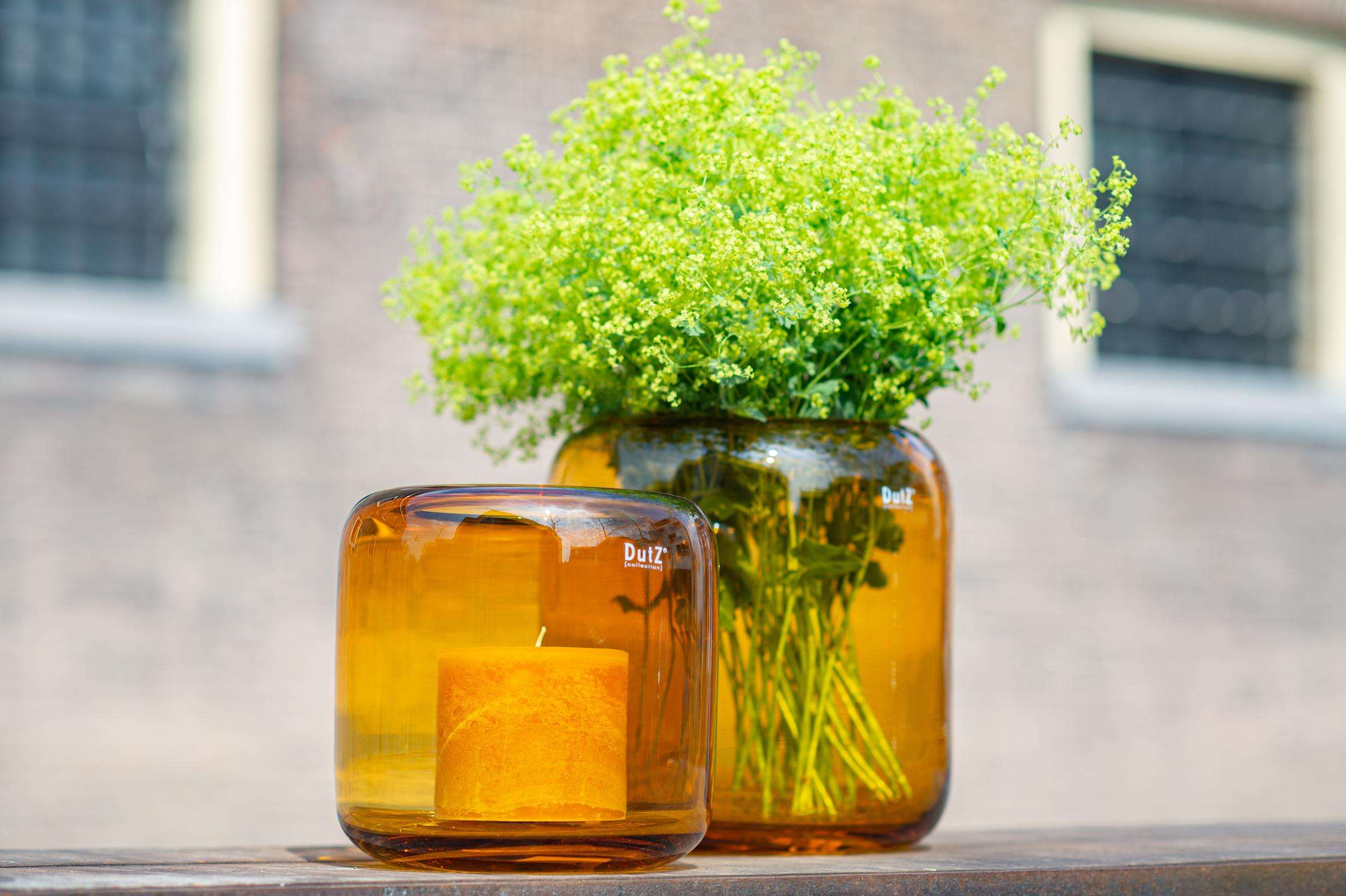 VASE MAZURKA - AMBER by DutZ - PN Home
