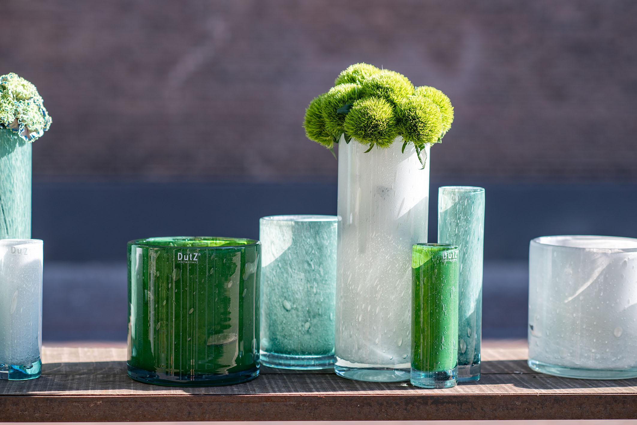 CYLINDER 6 Vase Pot - H18 D18 cm - mouthblown glass by DutZ - PN Home