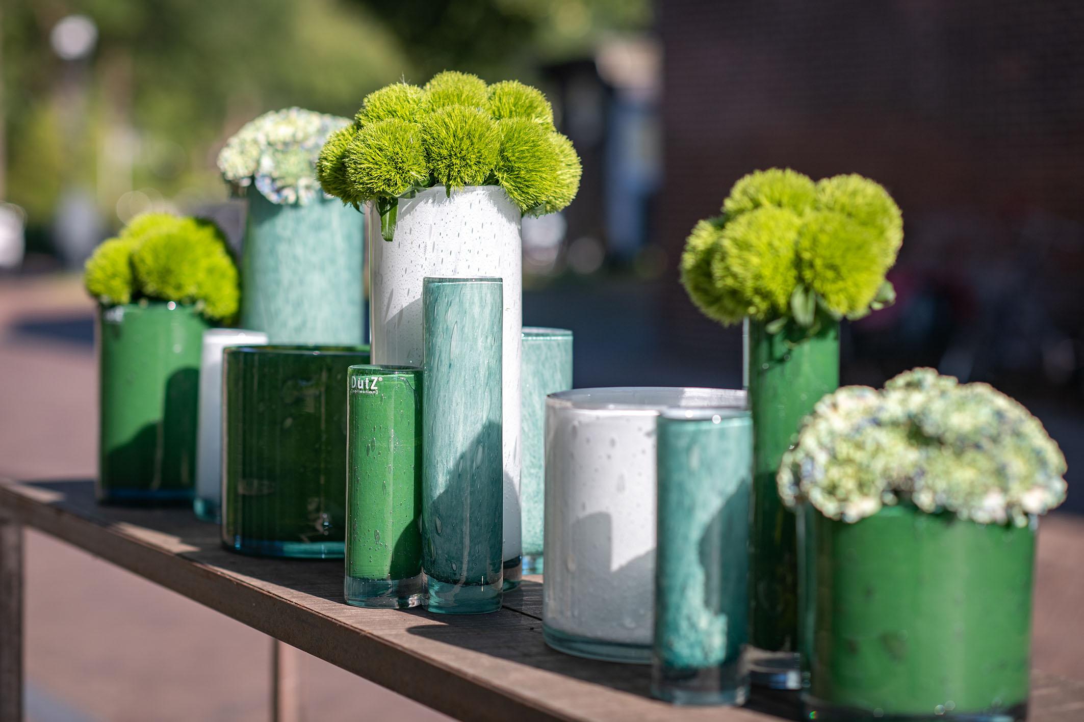 CYLINDER 6 Vase Pot - H18 D18 cm - mouthblown glass by DutZ - PN Home