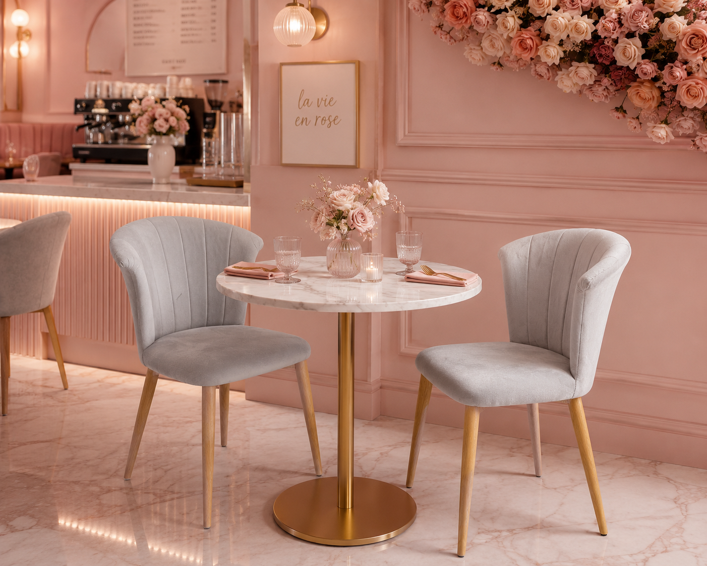 Elsa Velvet Dining Chair