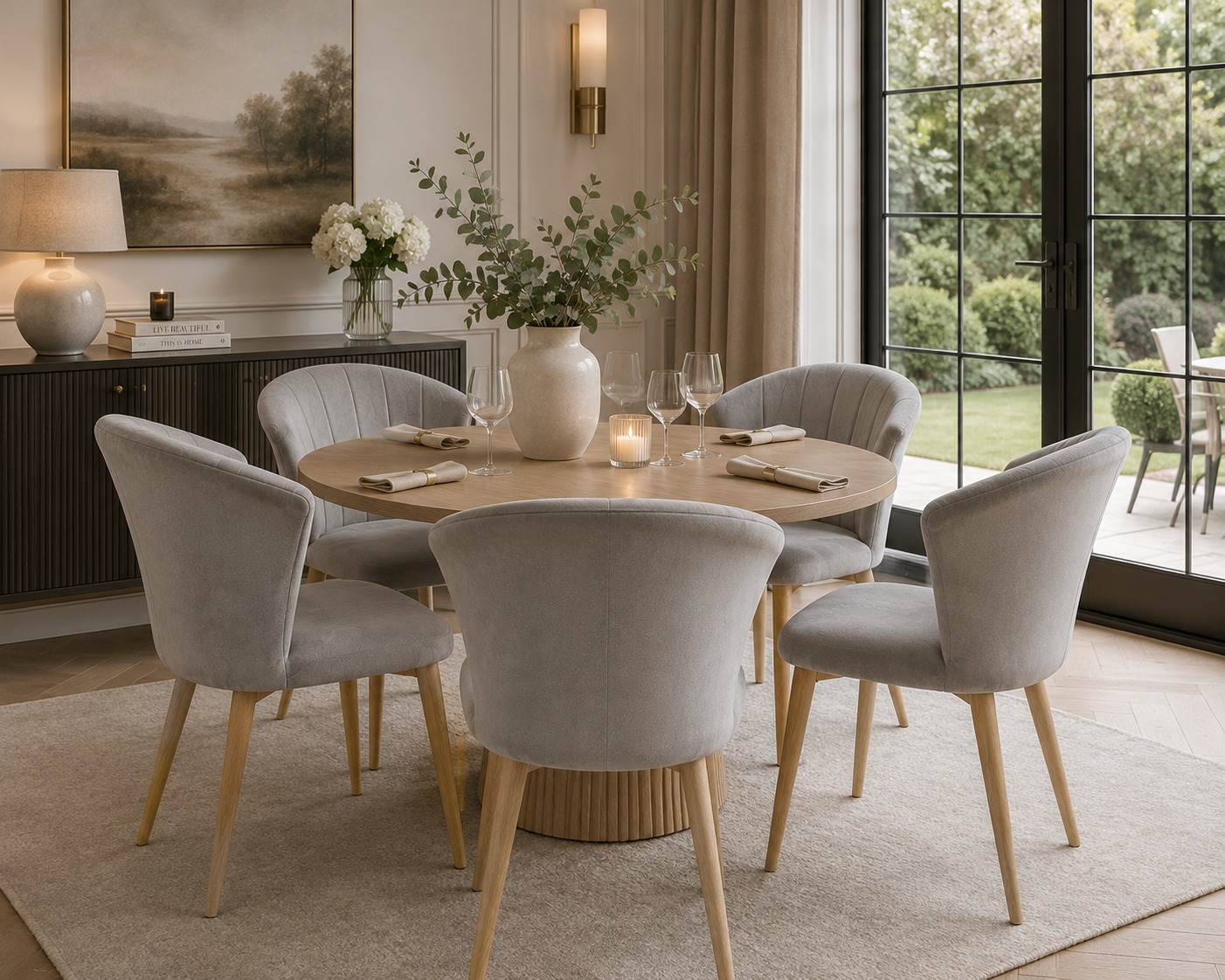Elsa Velvet Dining Chair