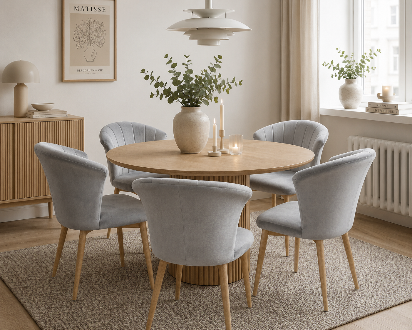 Elsa Velvet Dining Chair