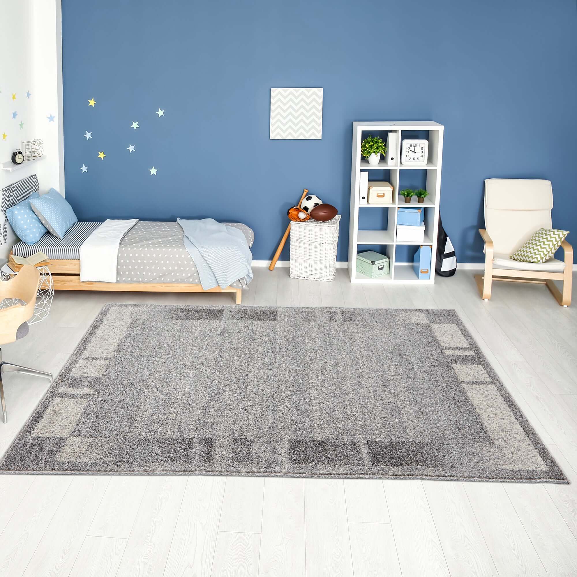 Ephesus Grey Cream Rug | 7438GC - PN Home