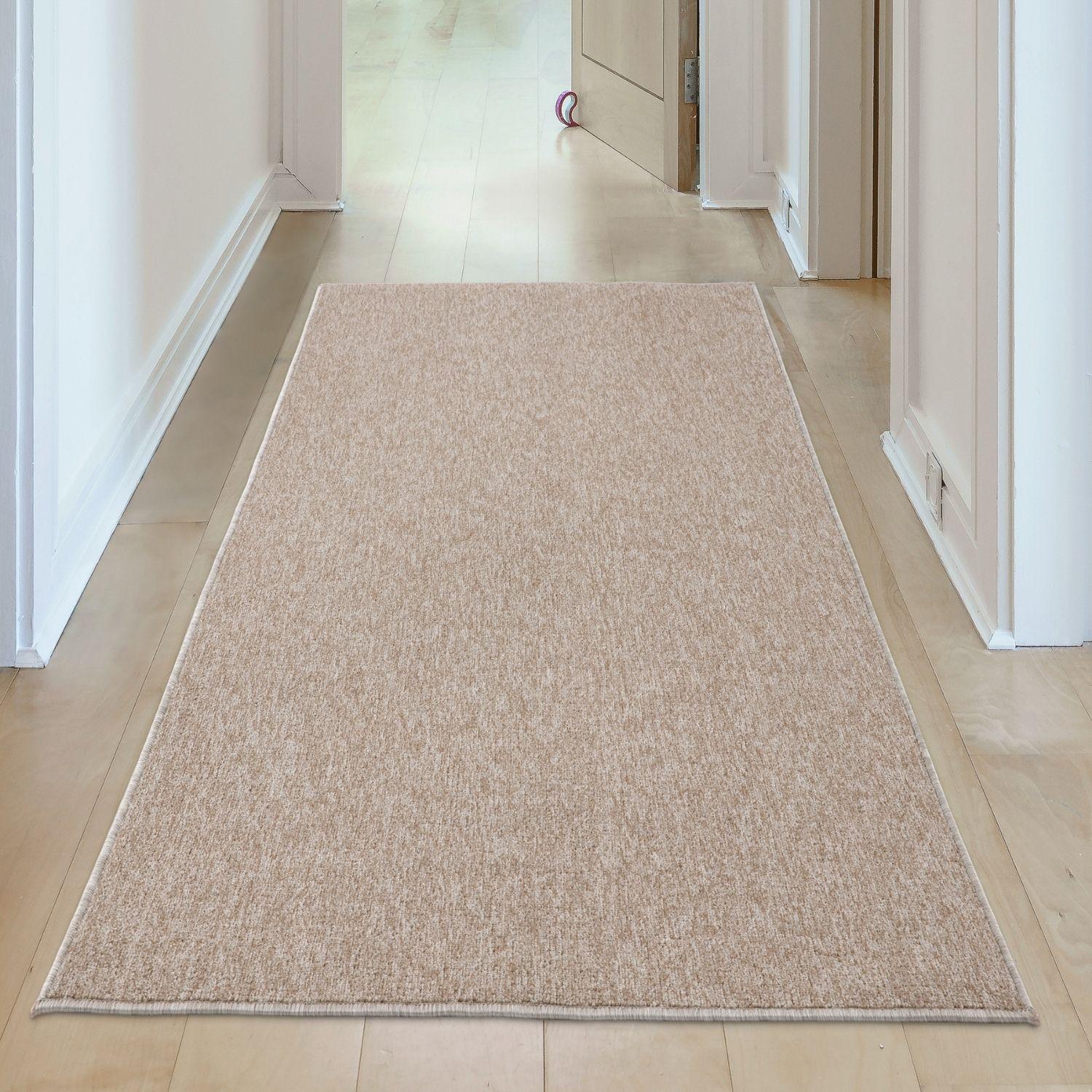 Flex Beige Low Pile Solid Rug - PN Home
