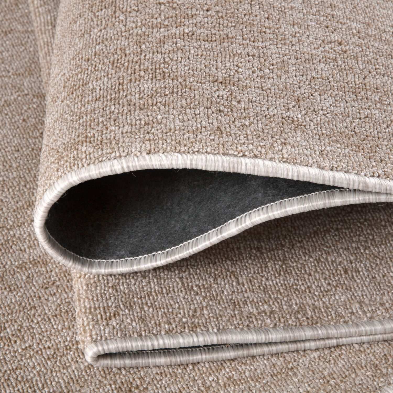 Flex Beige Low Pile Solid Rug - PN Home