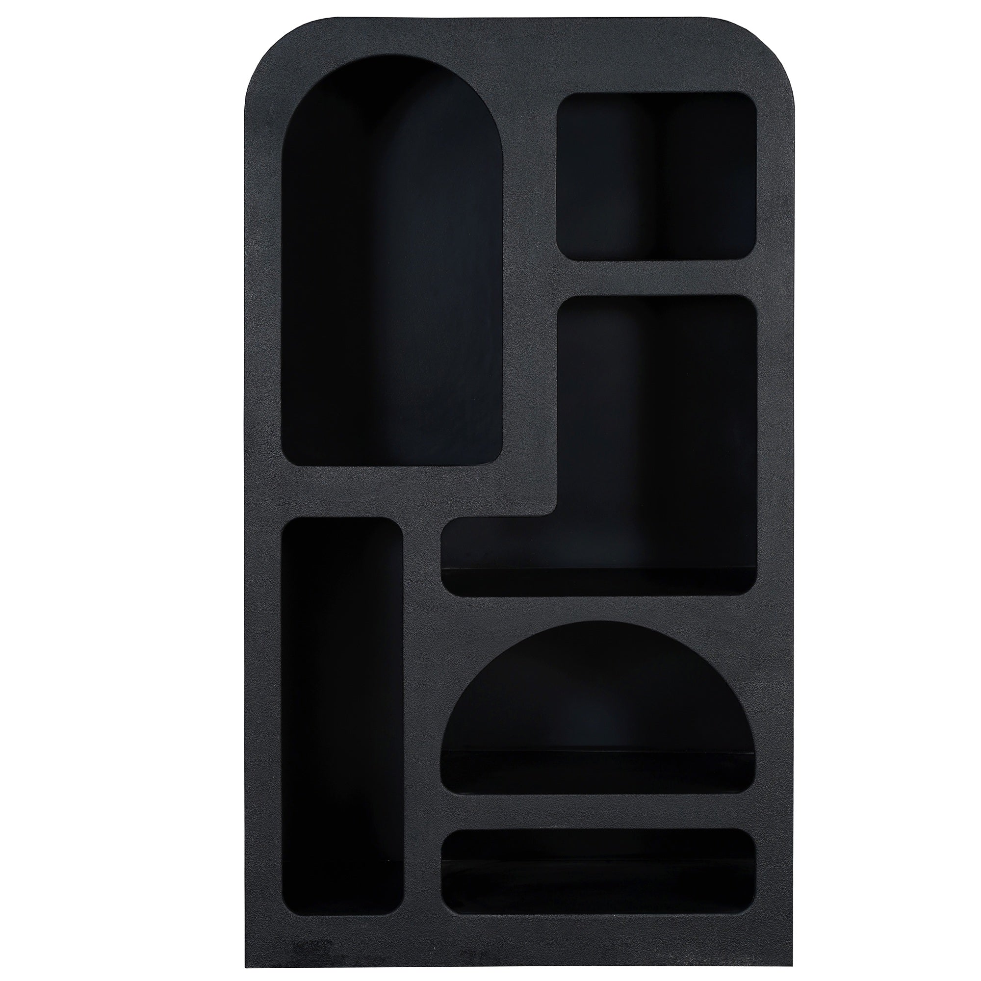 Bookcase Large Otis Geometric Black