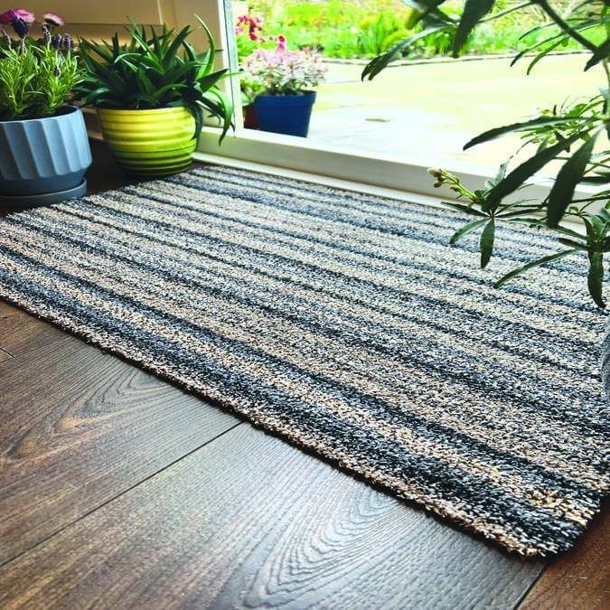 Washable Ribbon Mat in Multicolour - PN Home