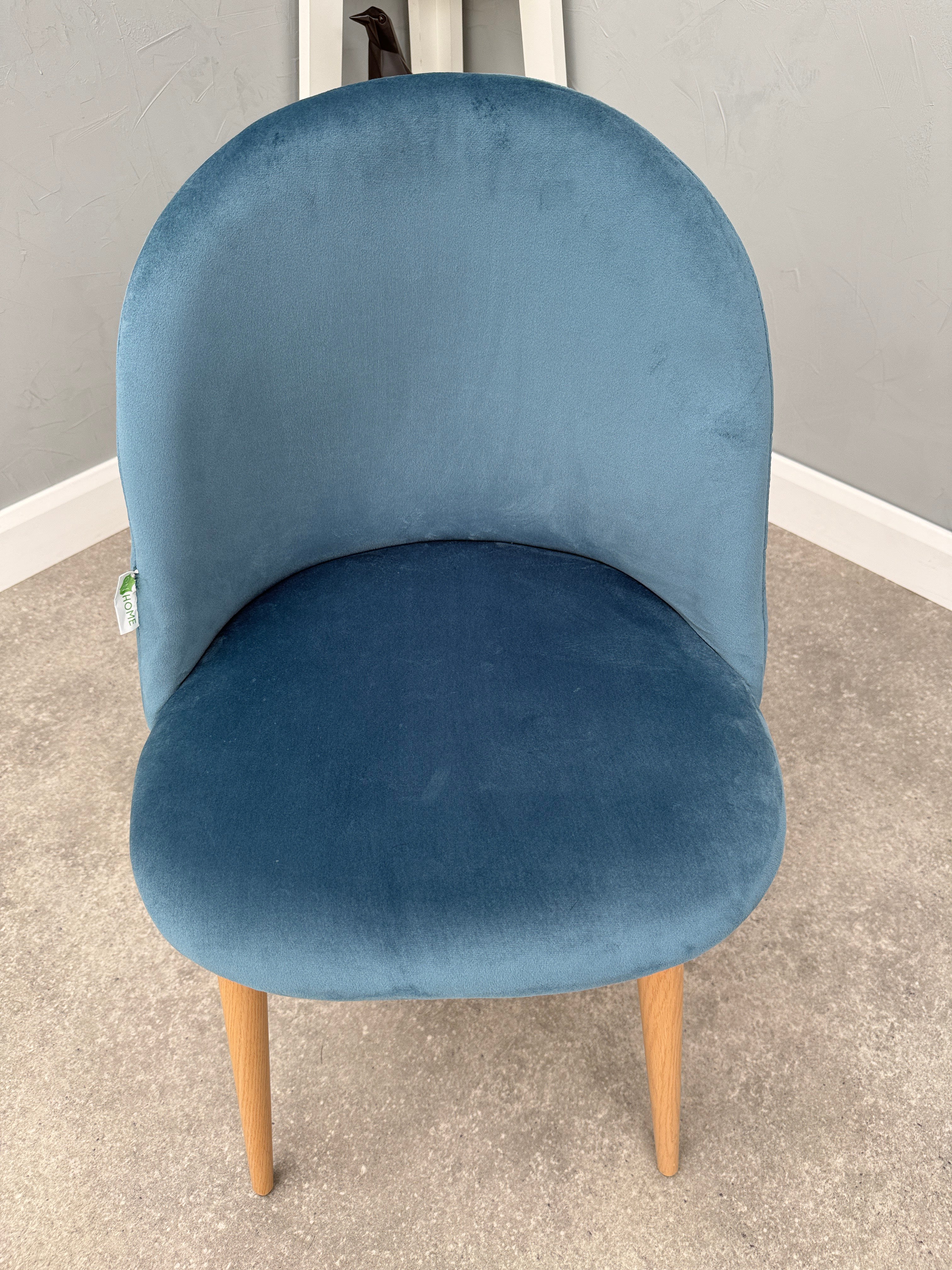 Lucia Chair - Blue Velvet