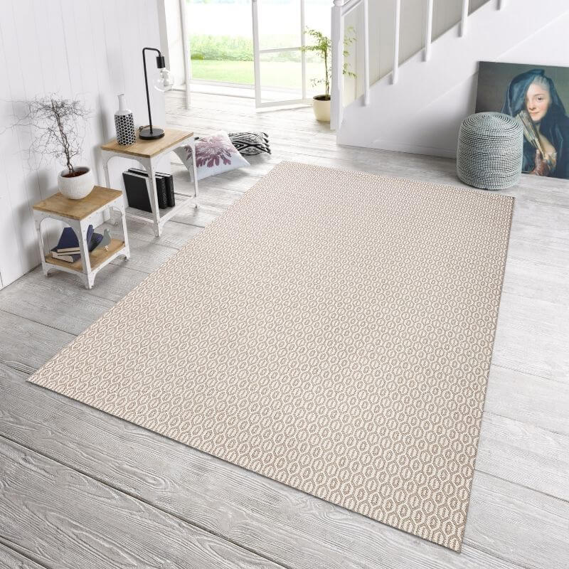 Indoor Outdoor Coin Rug – Geometric Design - PN Home