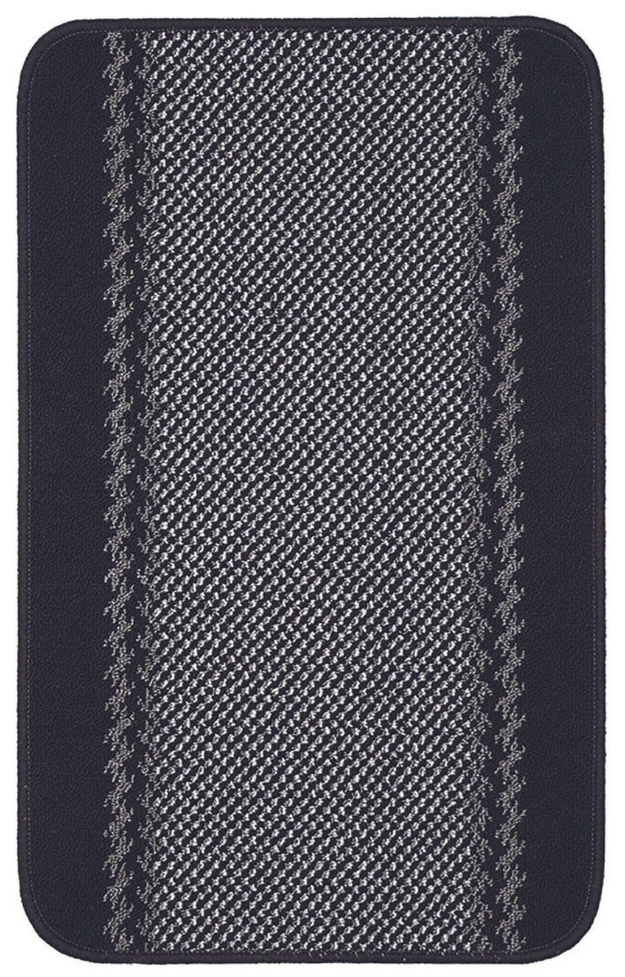 Washable Bordered Black Rug | 116Bl - PN Home