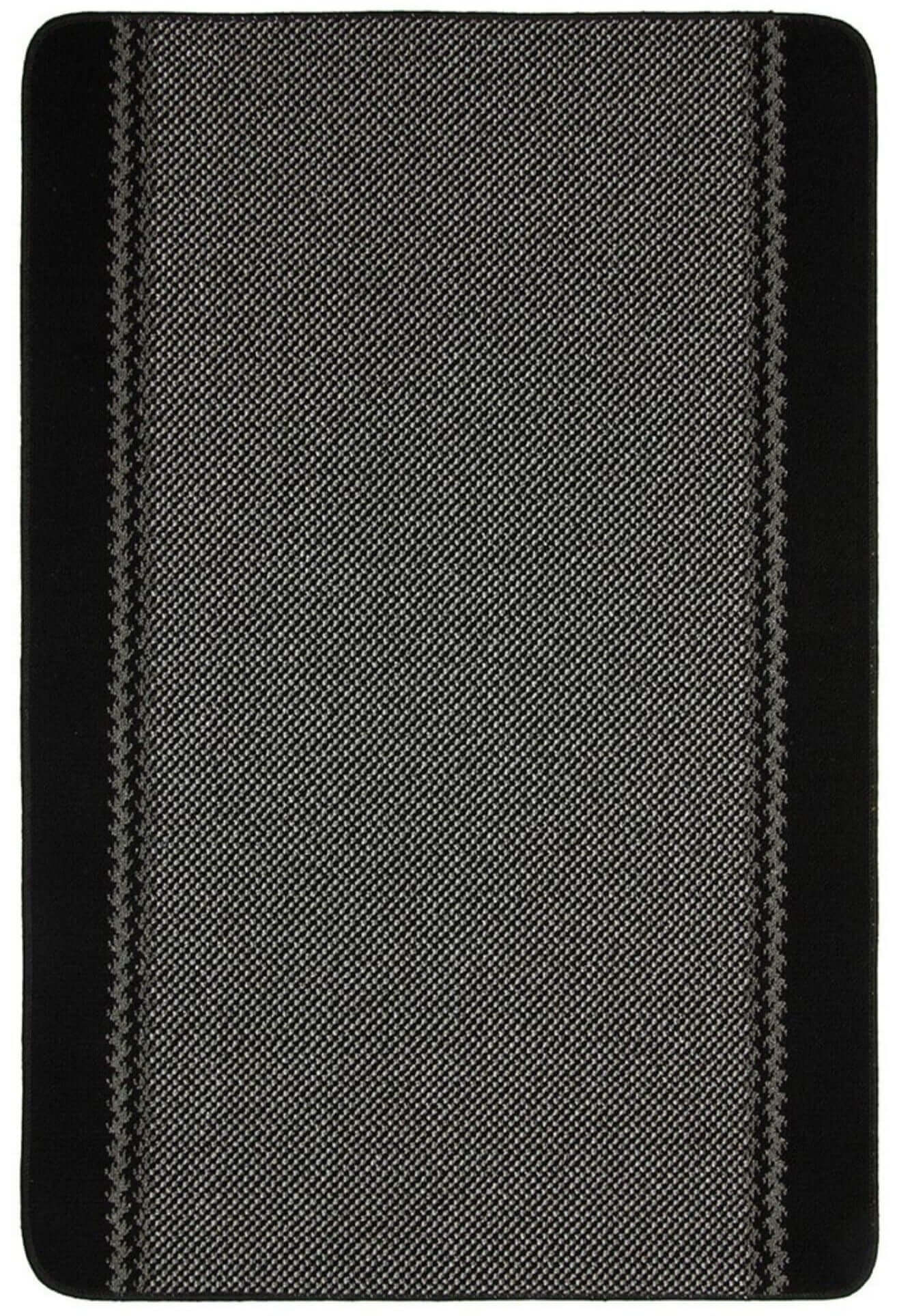 Washable Bordered Black Rug | 116Bl - PN Home