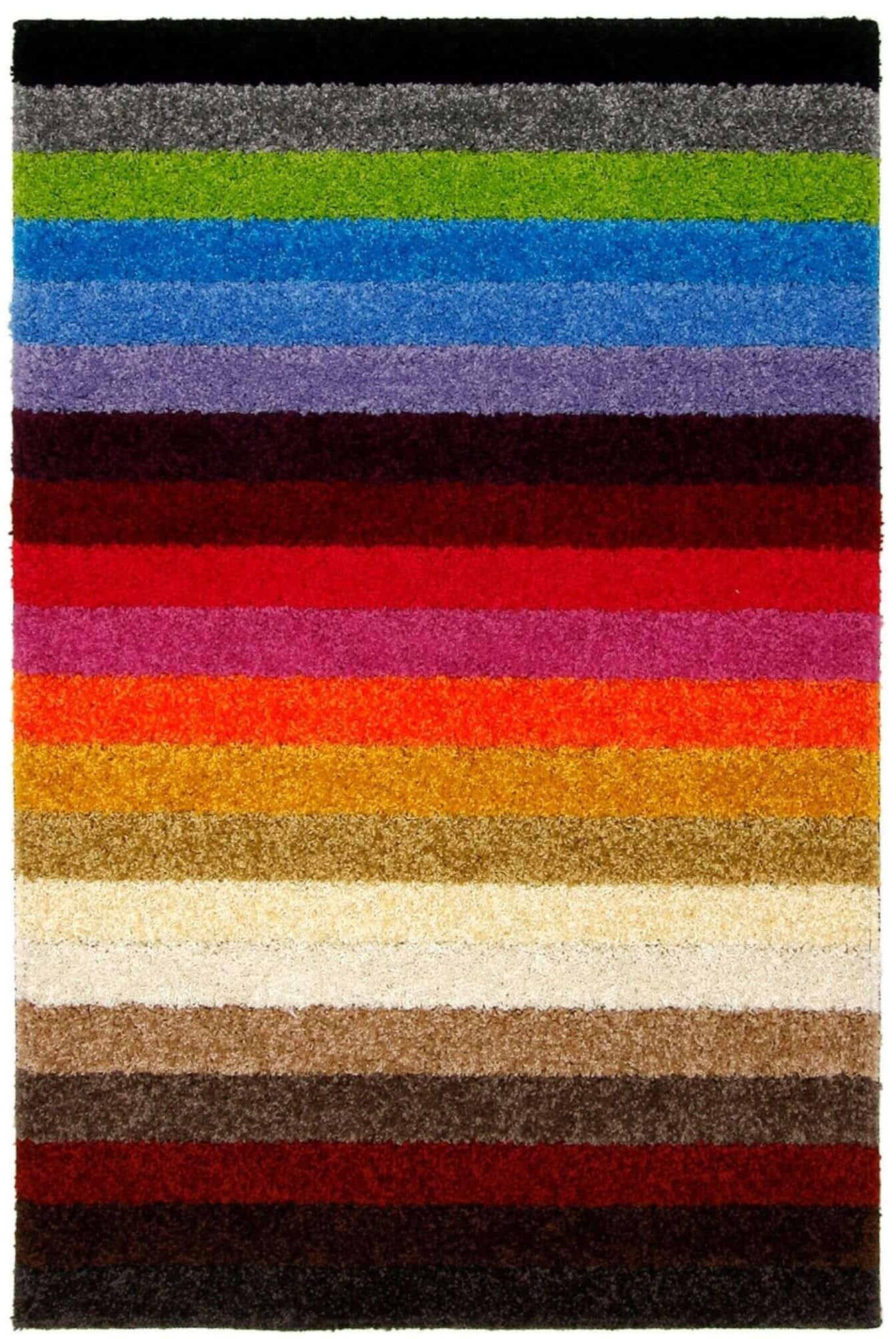 Alya Striped Multicolour Rugs | 117M - PN Home