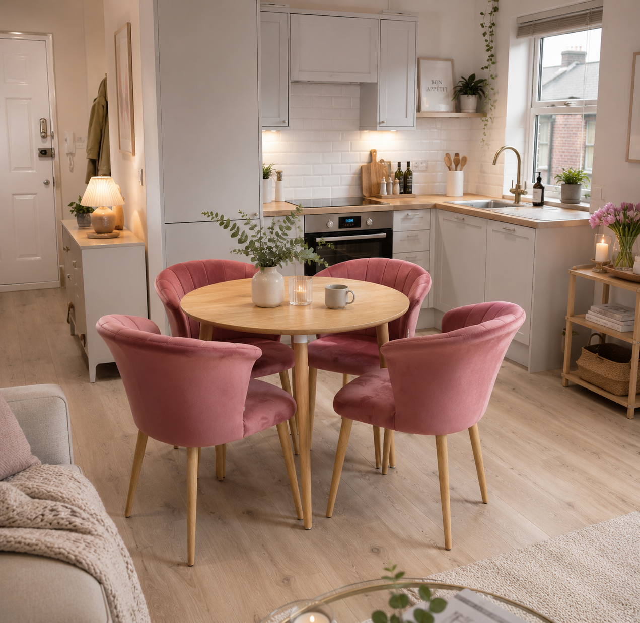 Elsa Velvet Dining Chair