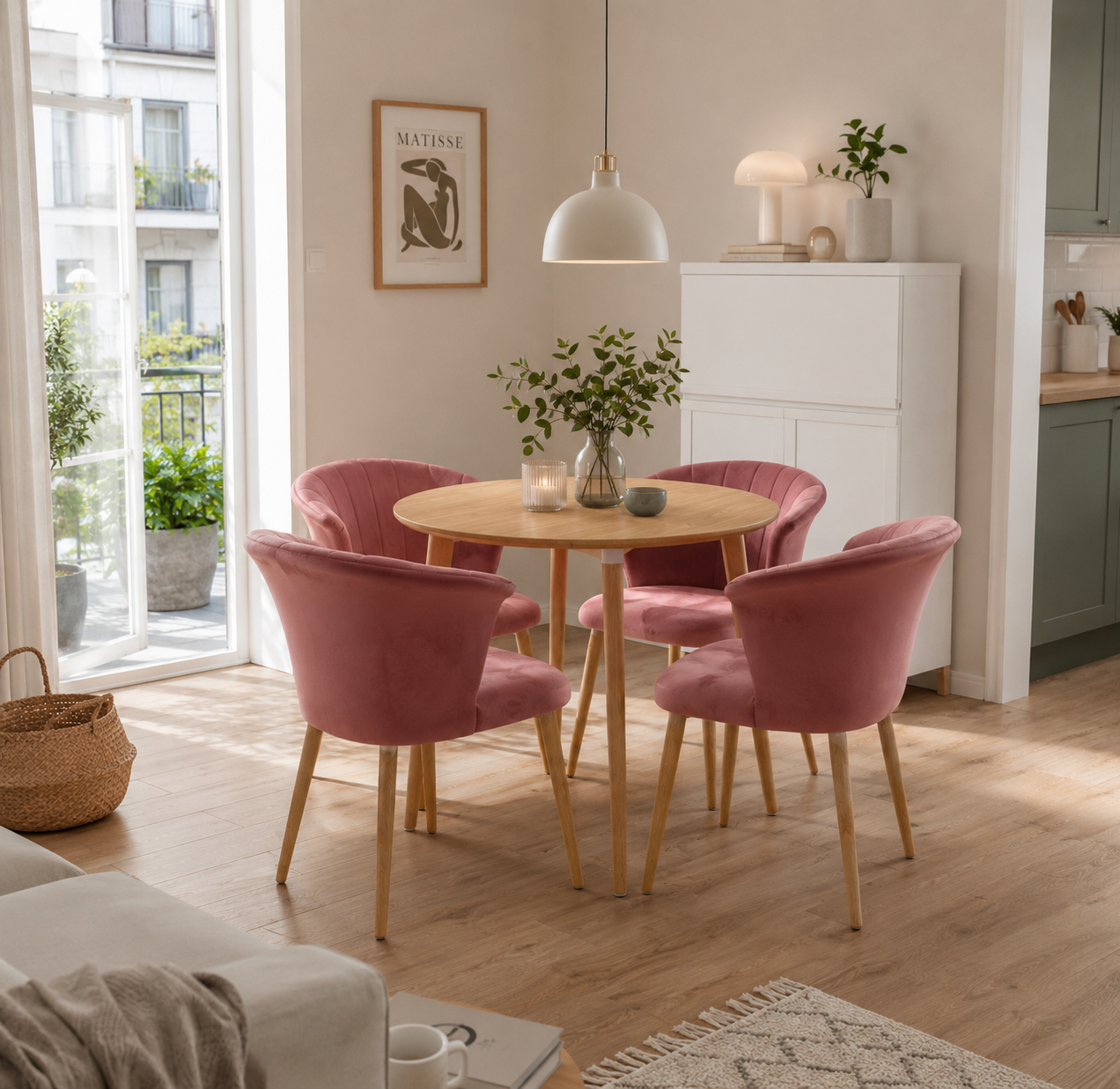 Elsa Velvet Dining Chair