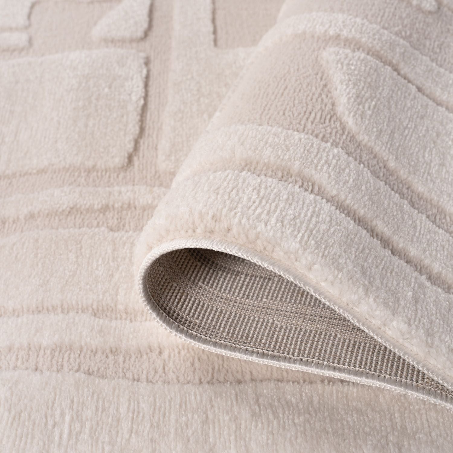 Loft Abstract Cream Rug - PN Home