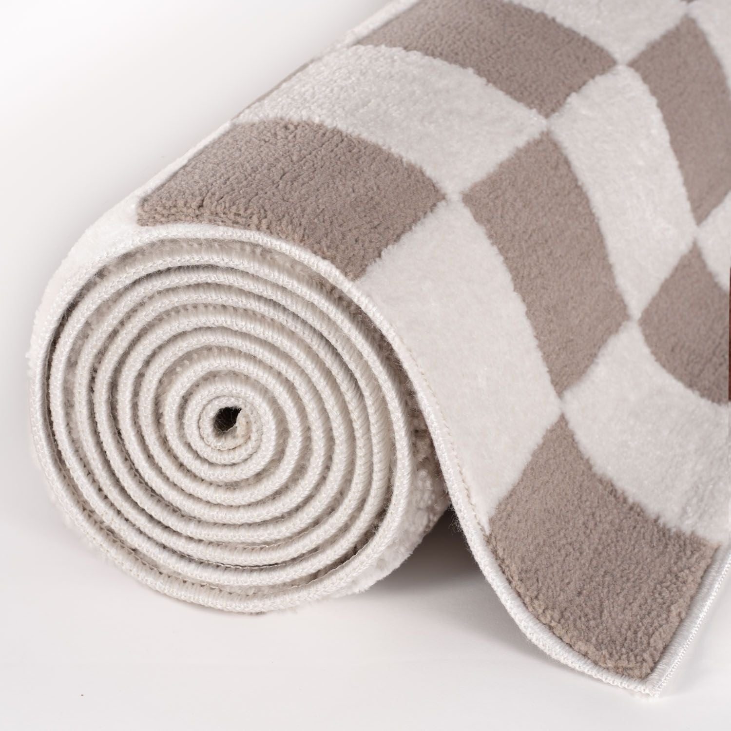 Loft Checkerboard Beige Rug - PN Home