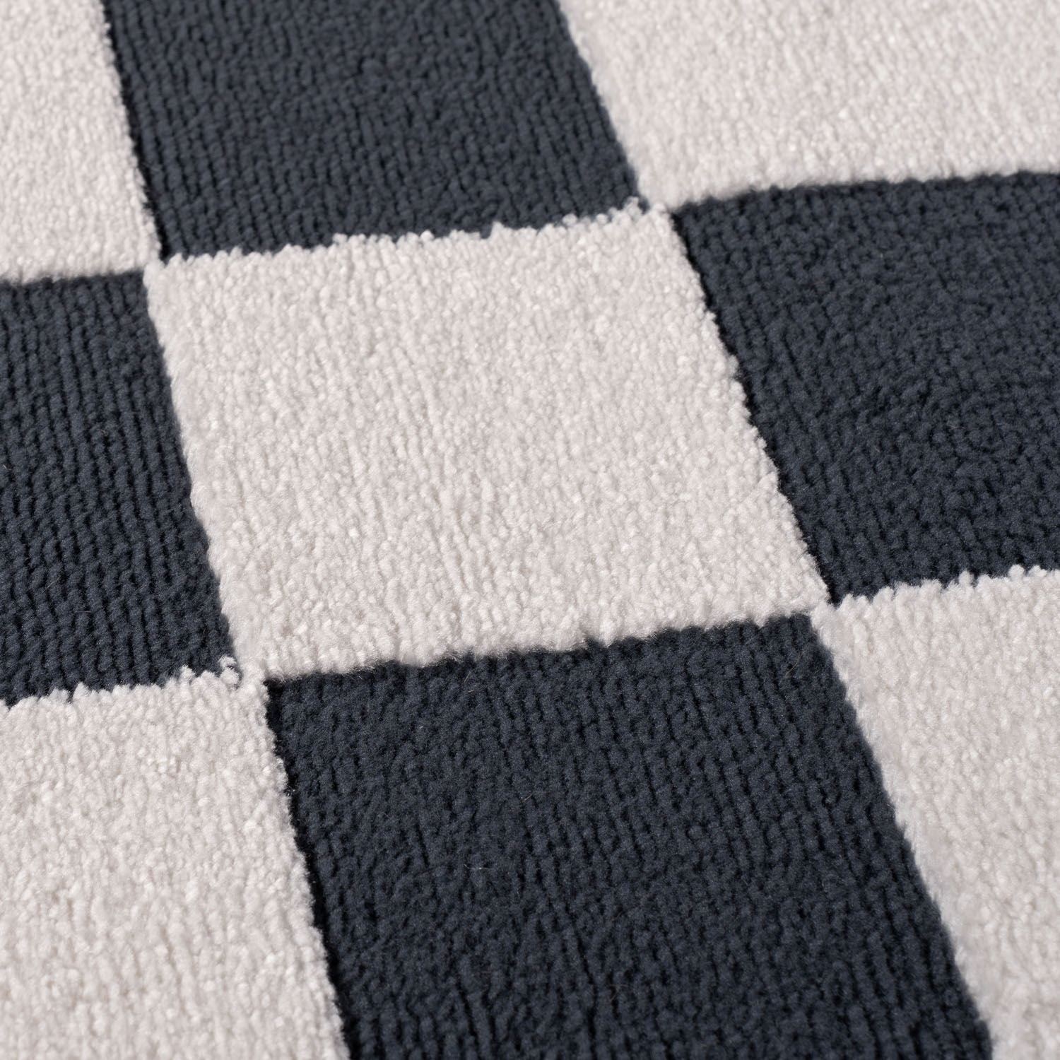 Loft Checkerboard Blue Rug - PN Home