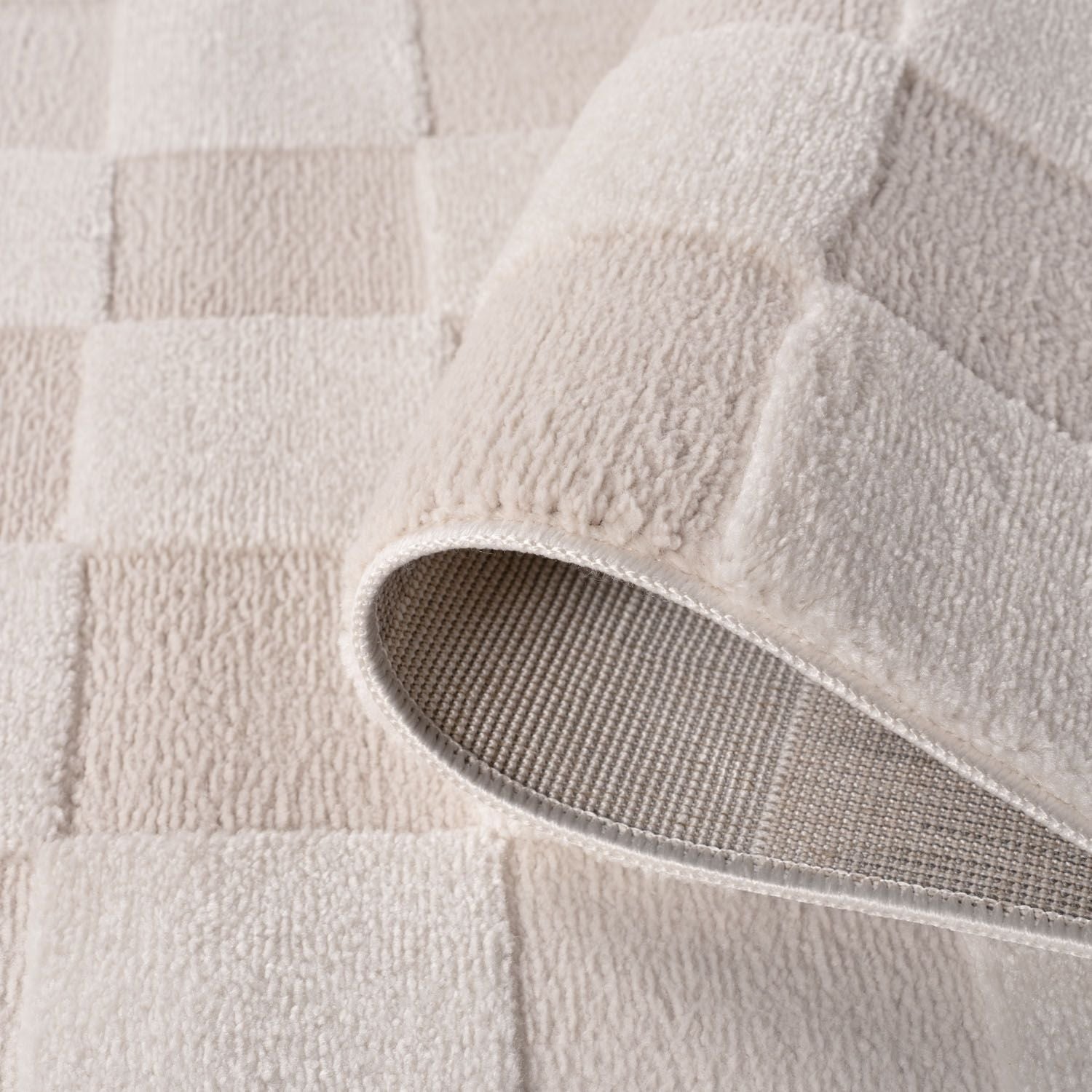 Loft Checkerboard Cream Rug - PN Home