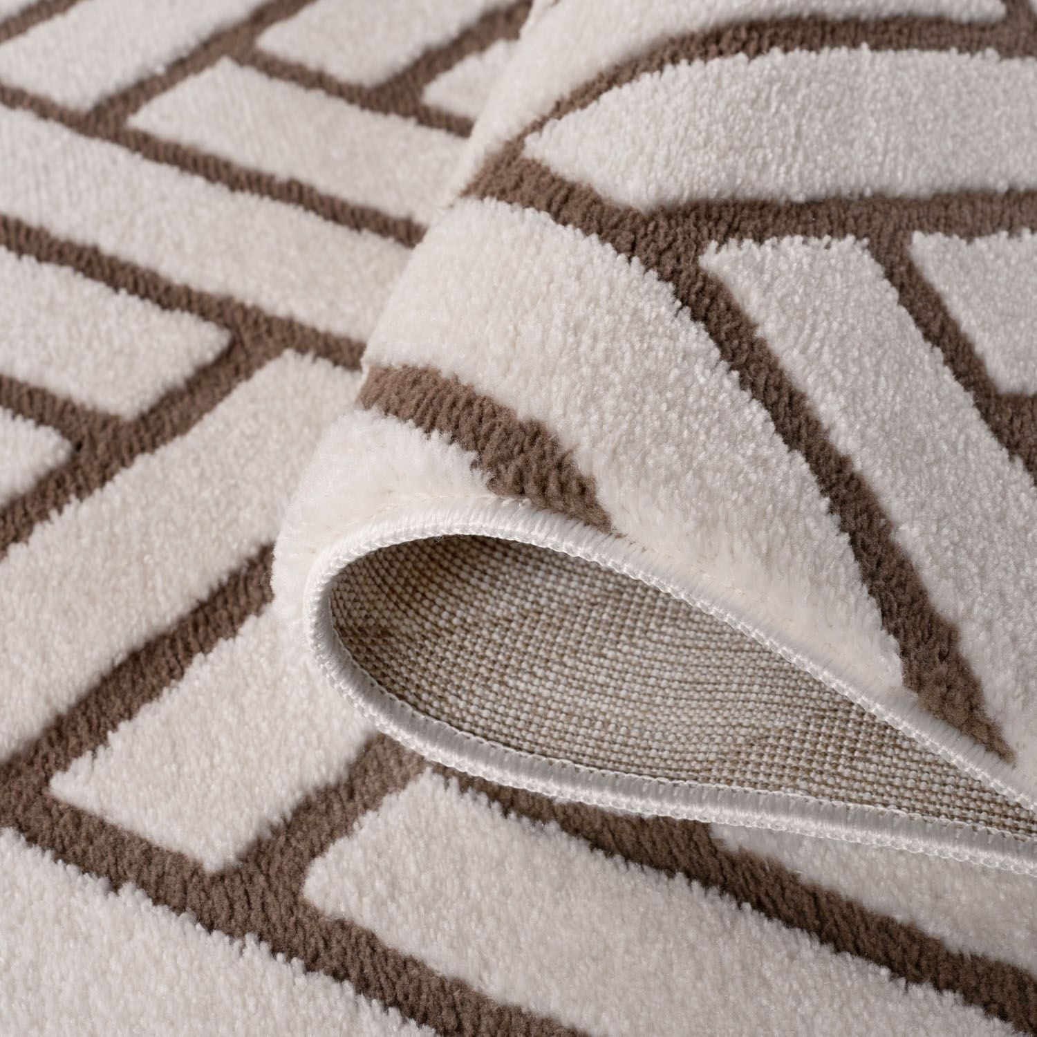 Loft Chevron Brown Rug - PN Home