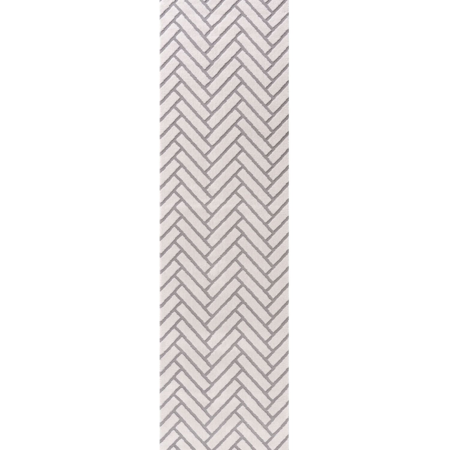 Loft Chevron Grey Rug - PN Home