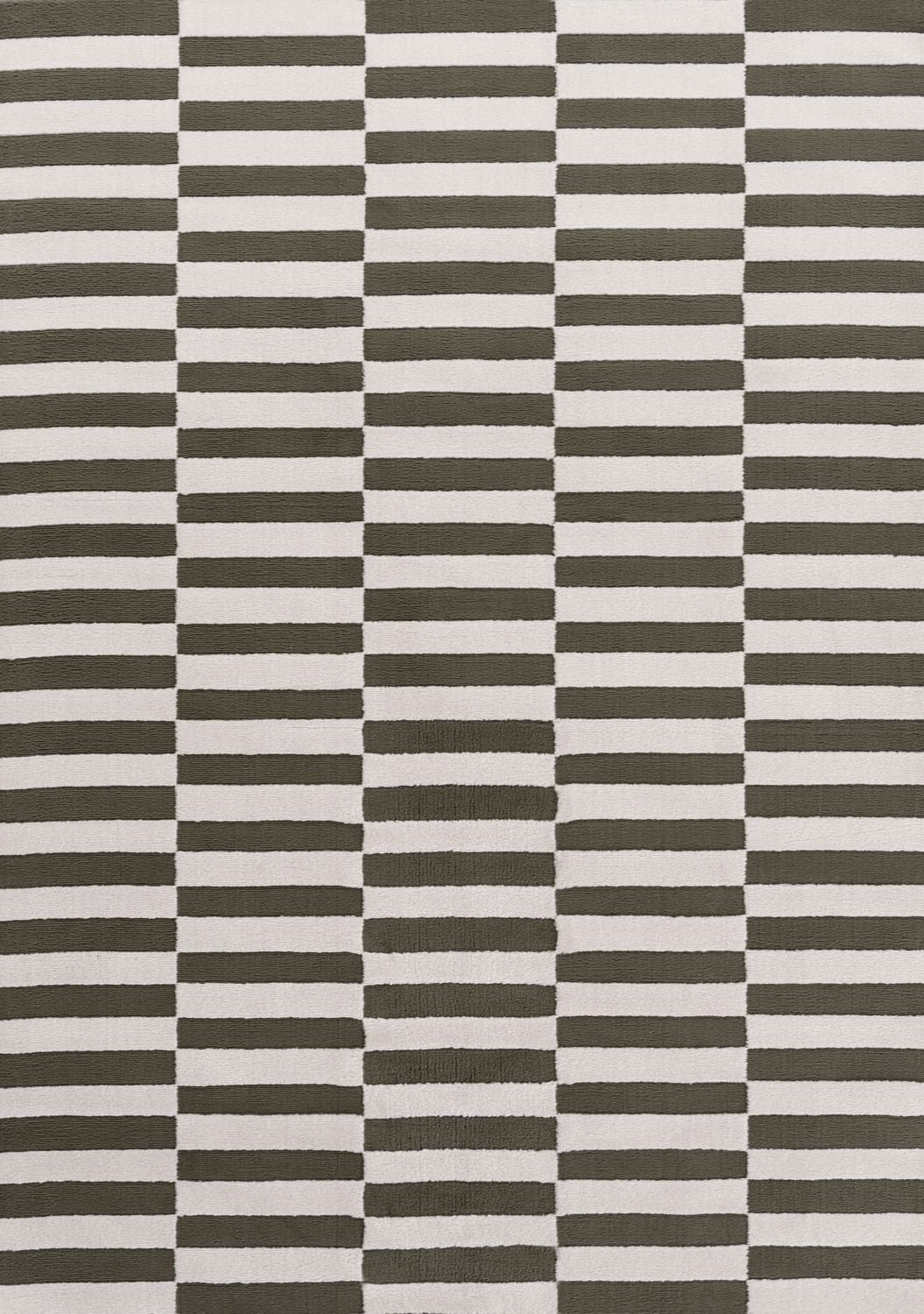 Loft Striped Green Rug - PN Home