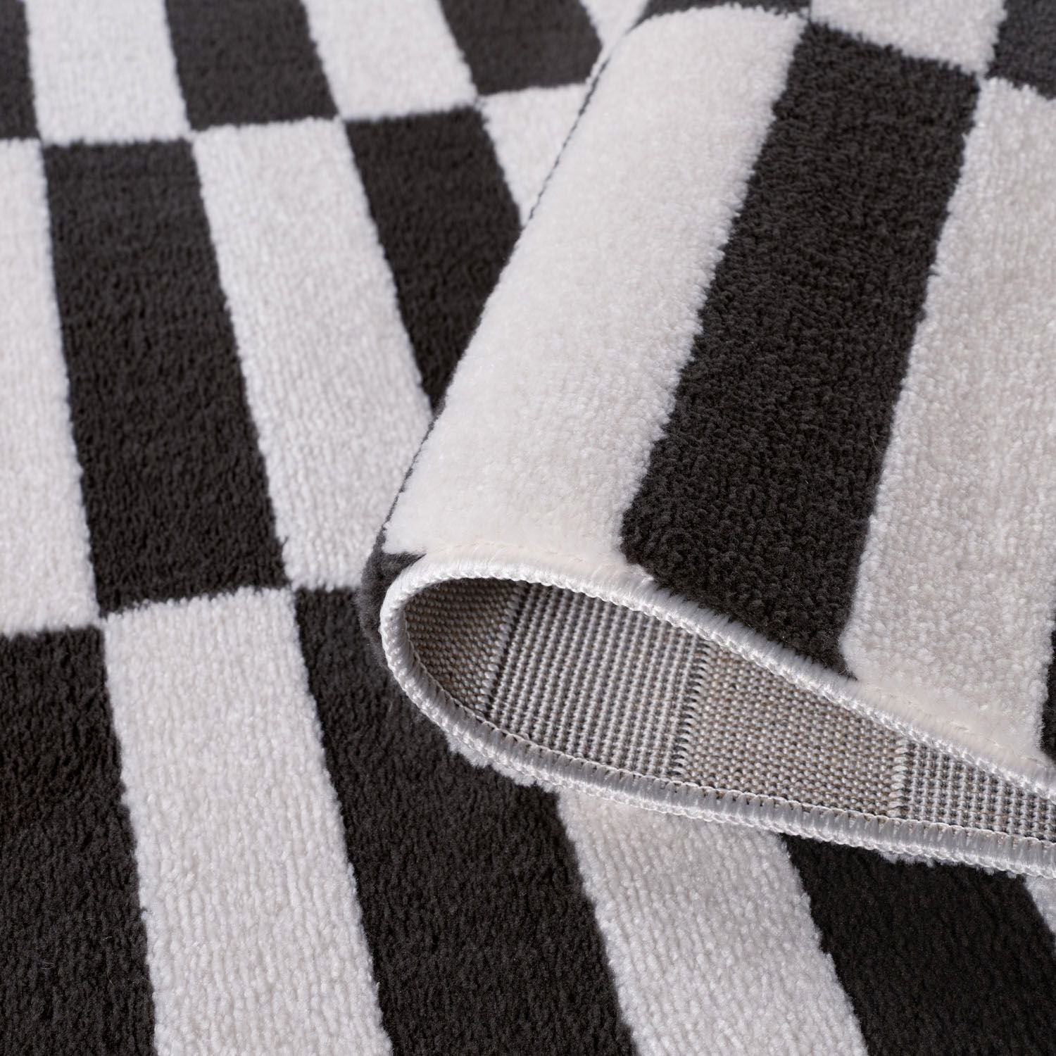 Loft Striped Dark Grey Rug - PN Home