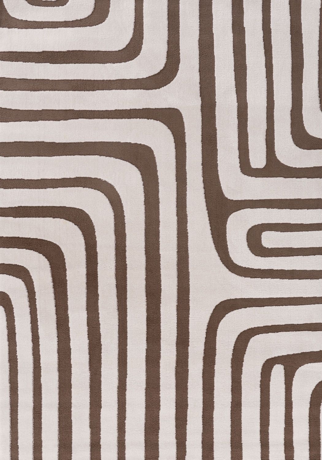 Loft Geometric Brown Rug - PN Home