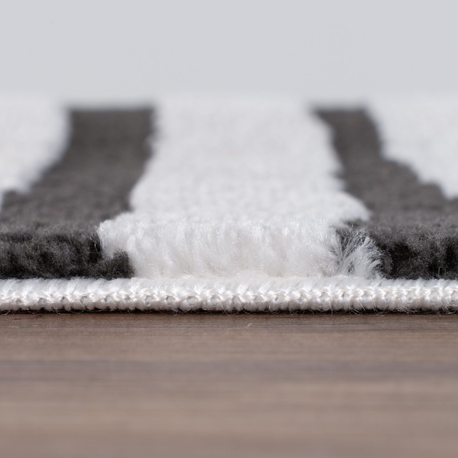 Loft Geometric Dark Grey Rug - PN Home