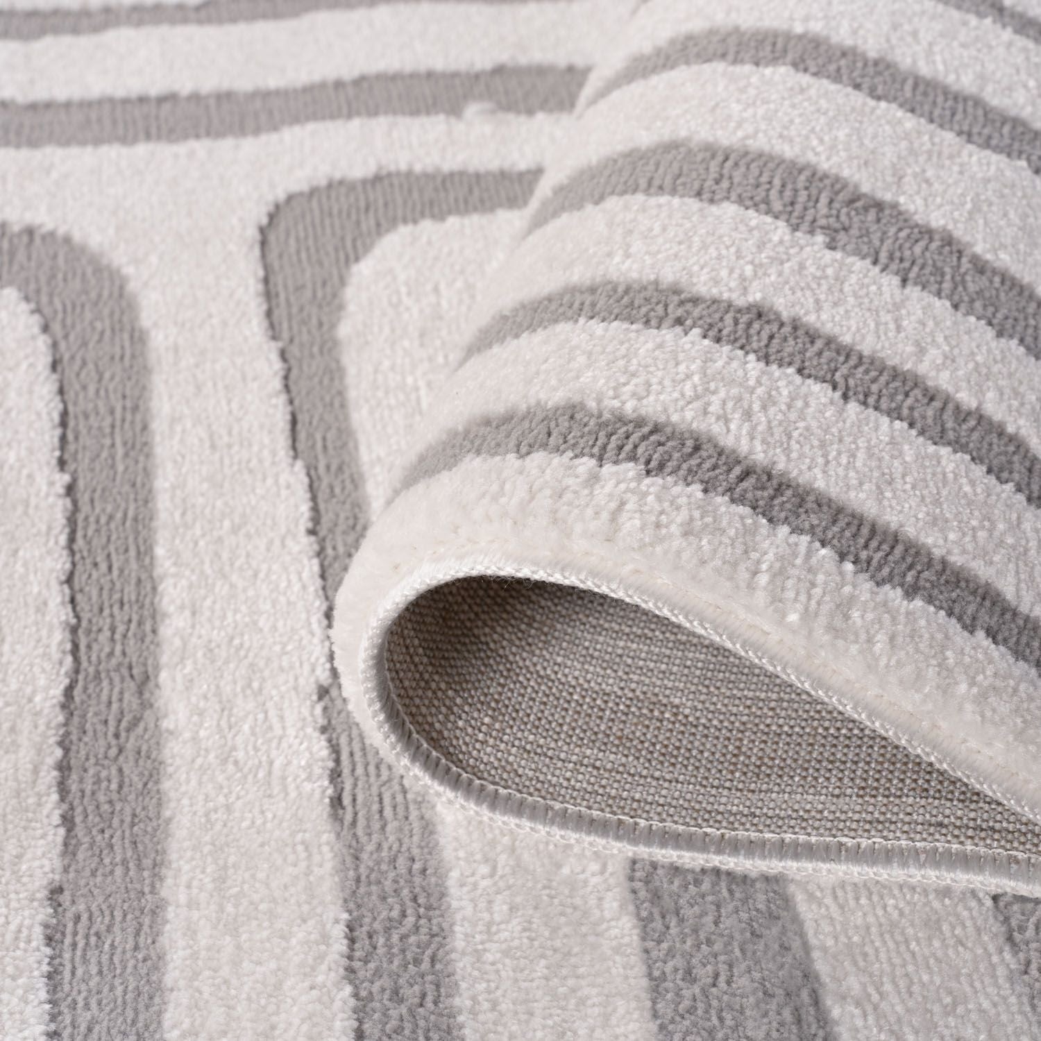 Loft Geometric Grey Rug - PN Home