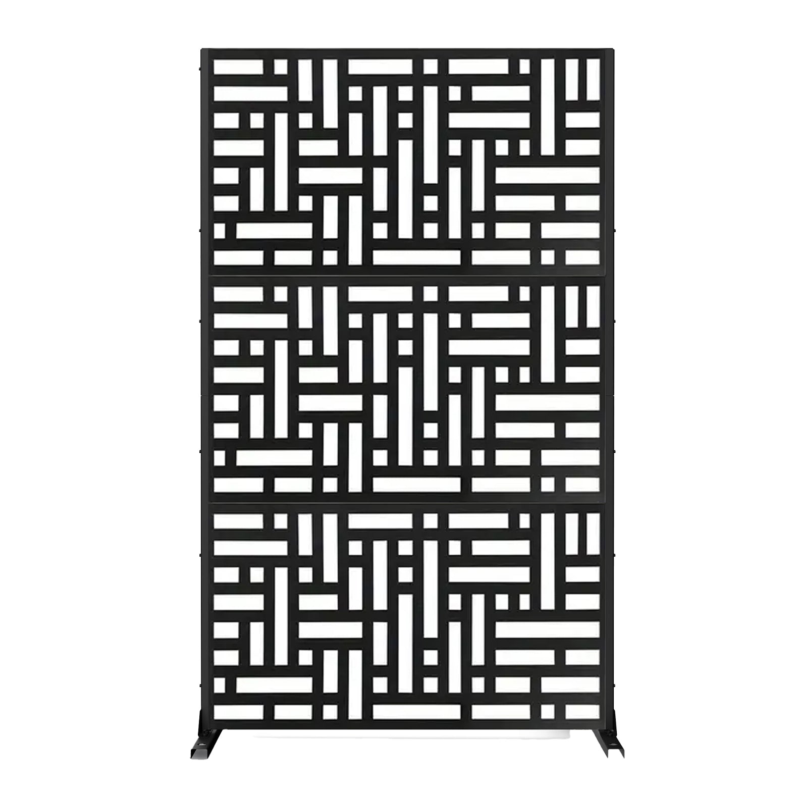 Metal Indoor/Outdoor Privacy Screen 90cm x 180cm - Maze - PN Home