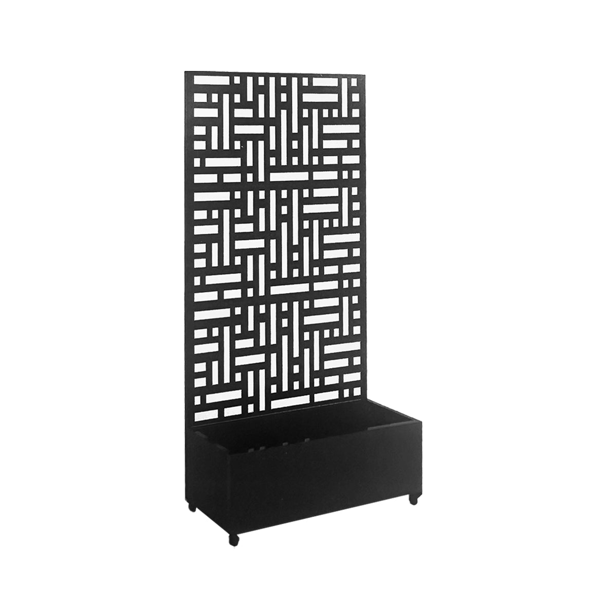 Metal Indoor/Outdoor Privacy Screen with Plant Pot - 90cm x 180cm - PN Home