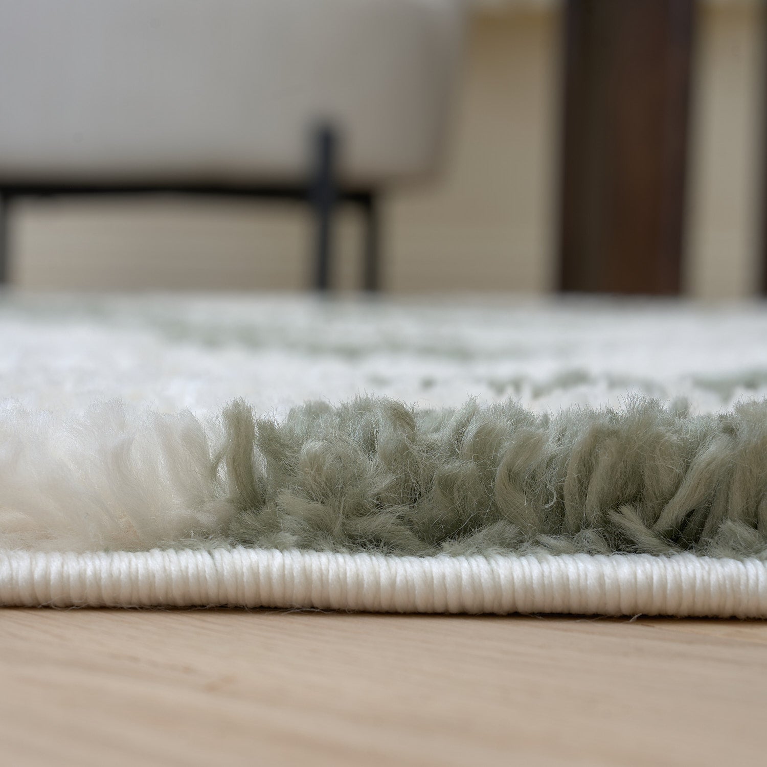 Moodi Shaggy Green Erosan Rug - PN Home