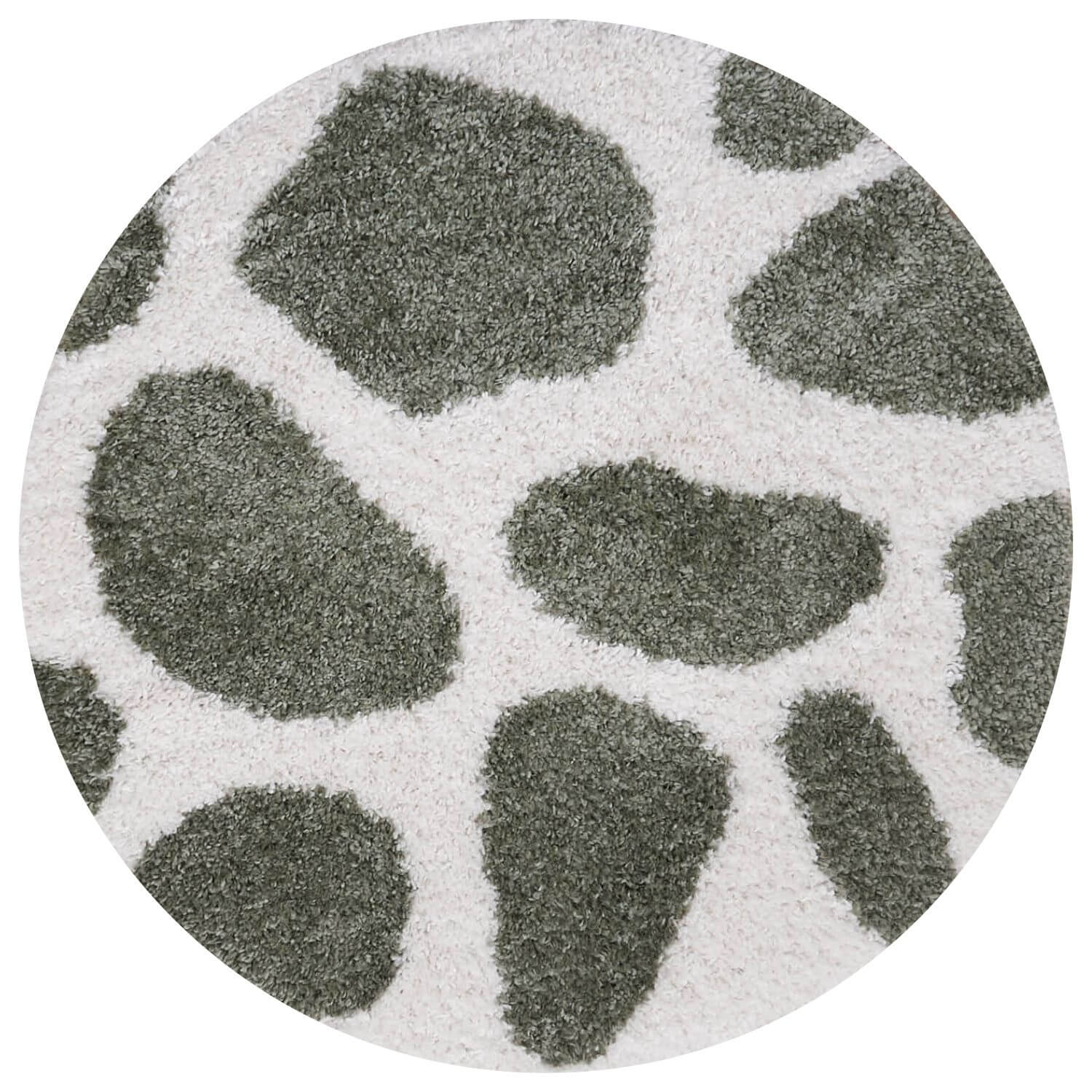 Moodi Shaggy Green Erosan Rug - PN Home