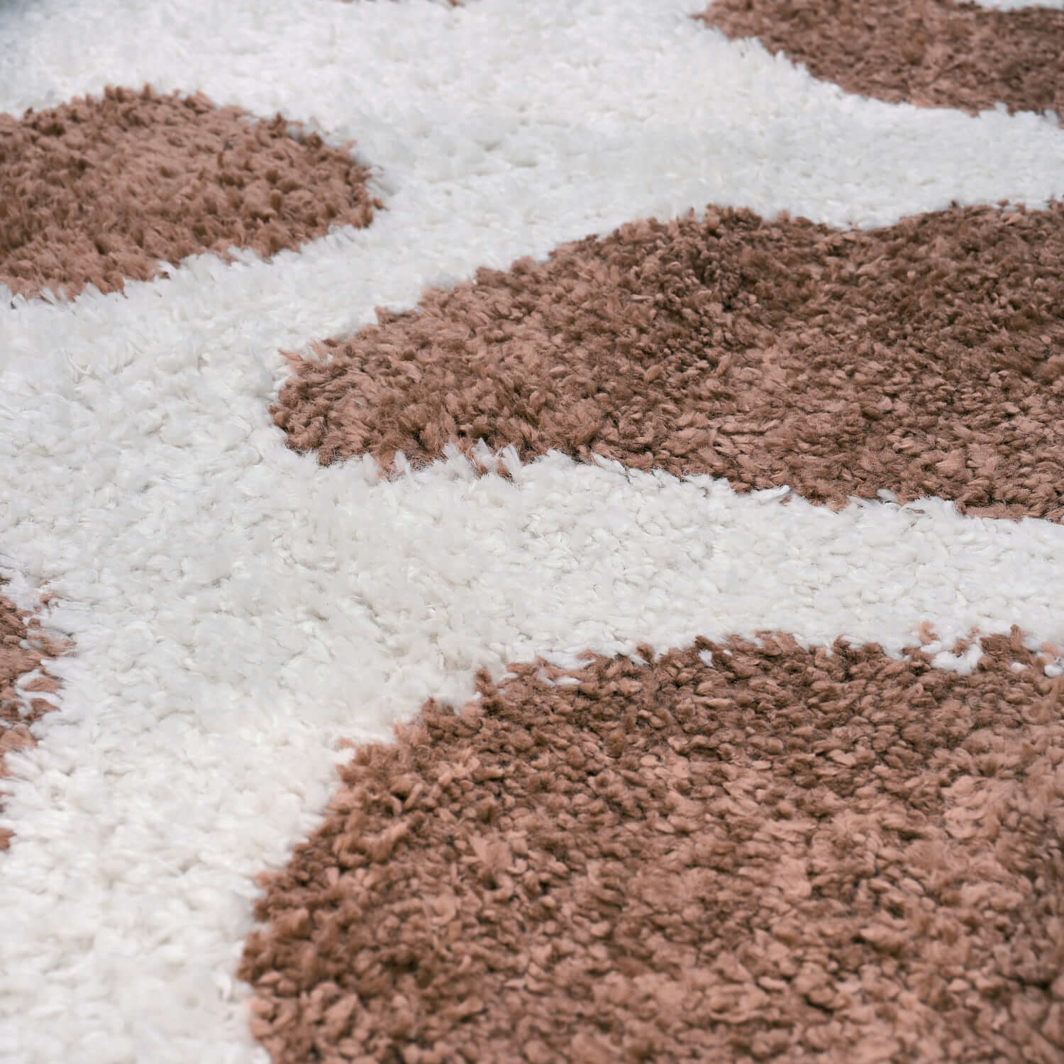 Moodi Shaggy Terra Froth Rug - PN Home
