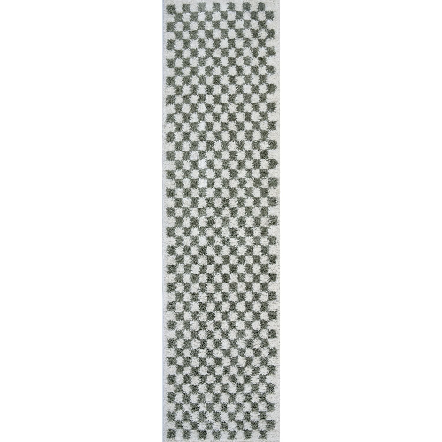 Moodi Shaggy Green Lunel Rug - PN Home