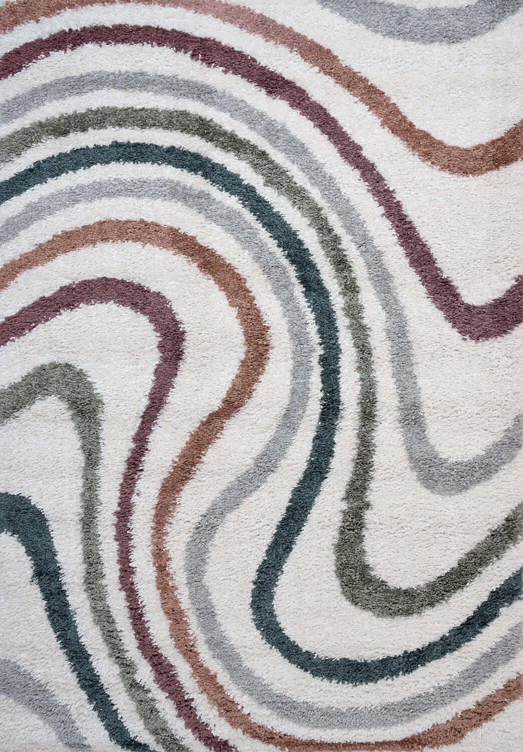 Moodi Shaggy Multicolour Mirage Rug - PN Home