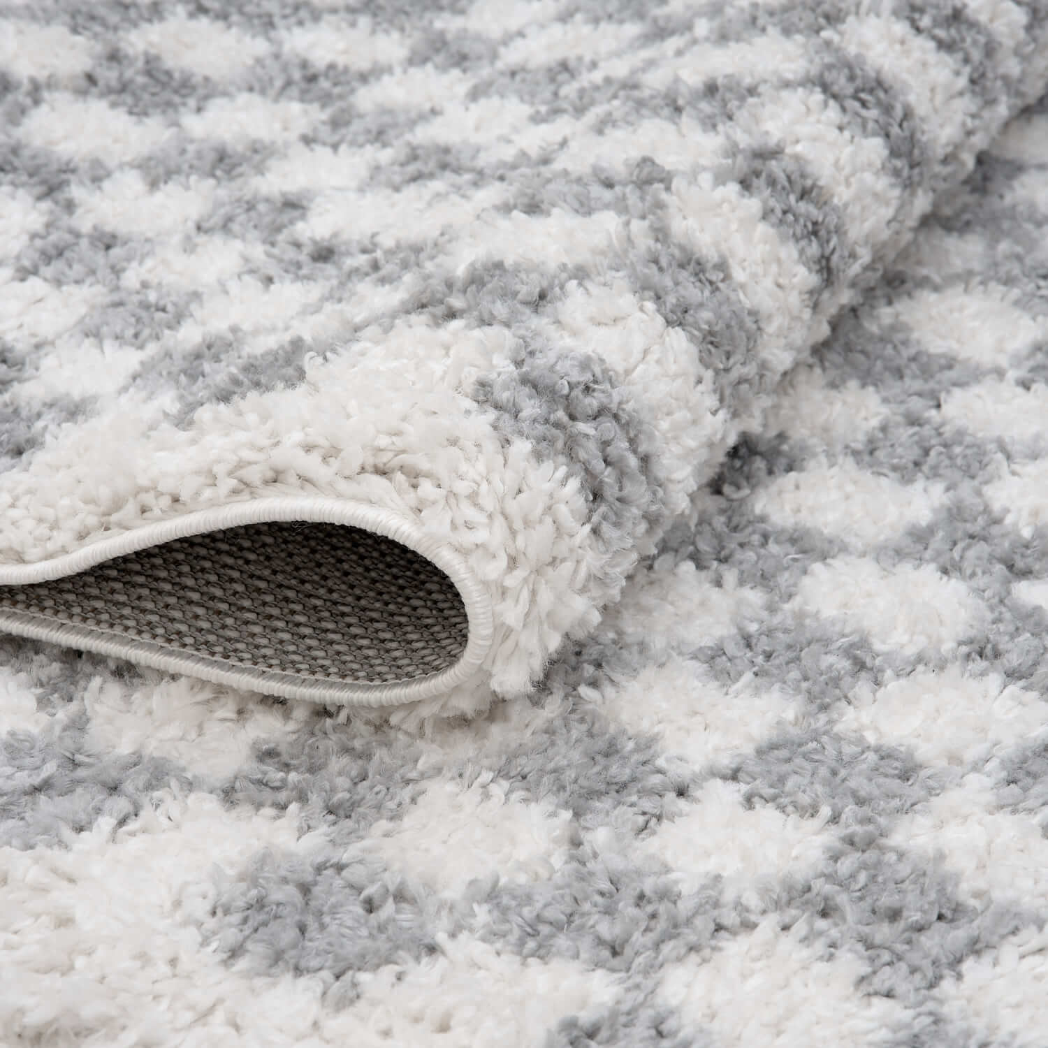 Moodi Shaggy Grey Mulberry Rug - PN Home