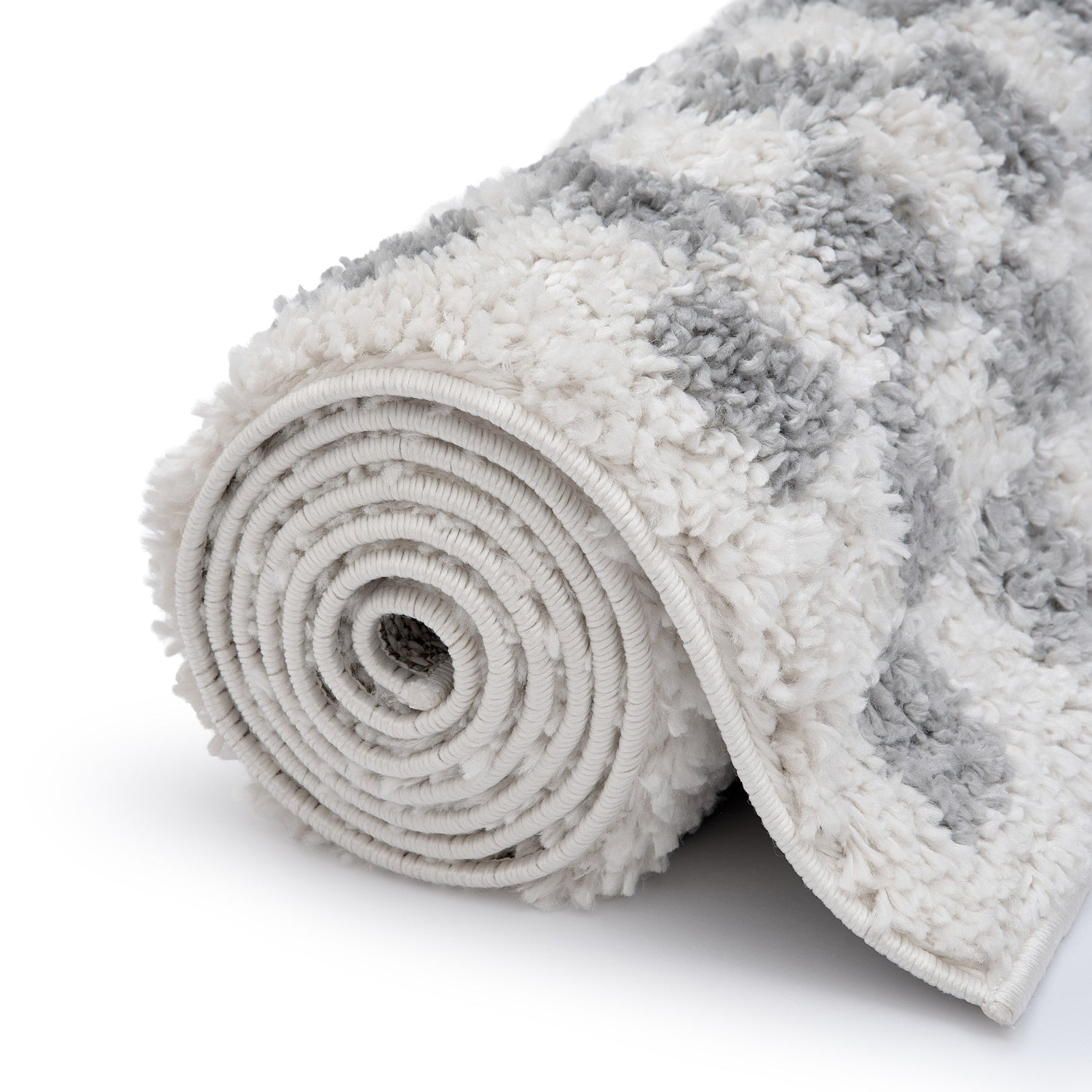 Moodi Shaggy Grey Mulberry Rug - PN Home