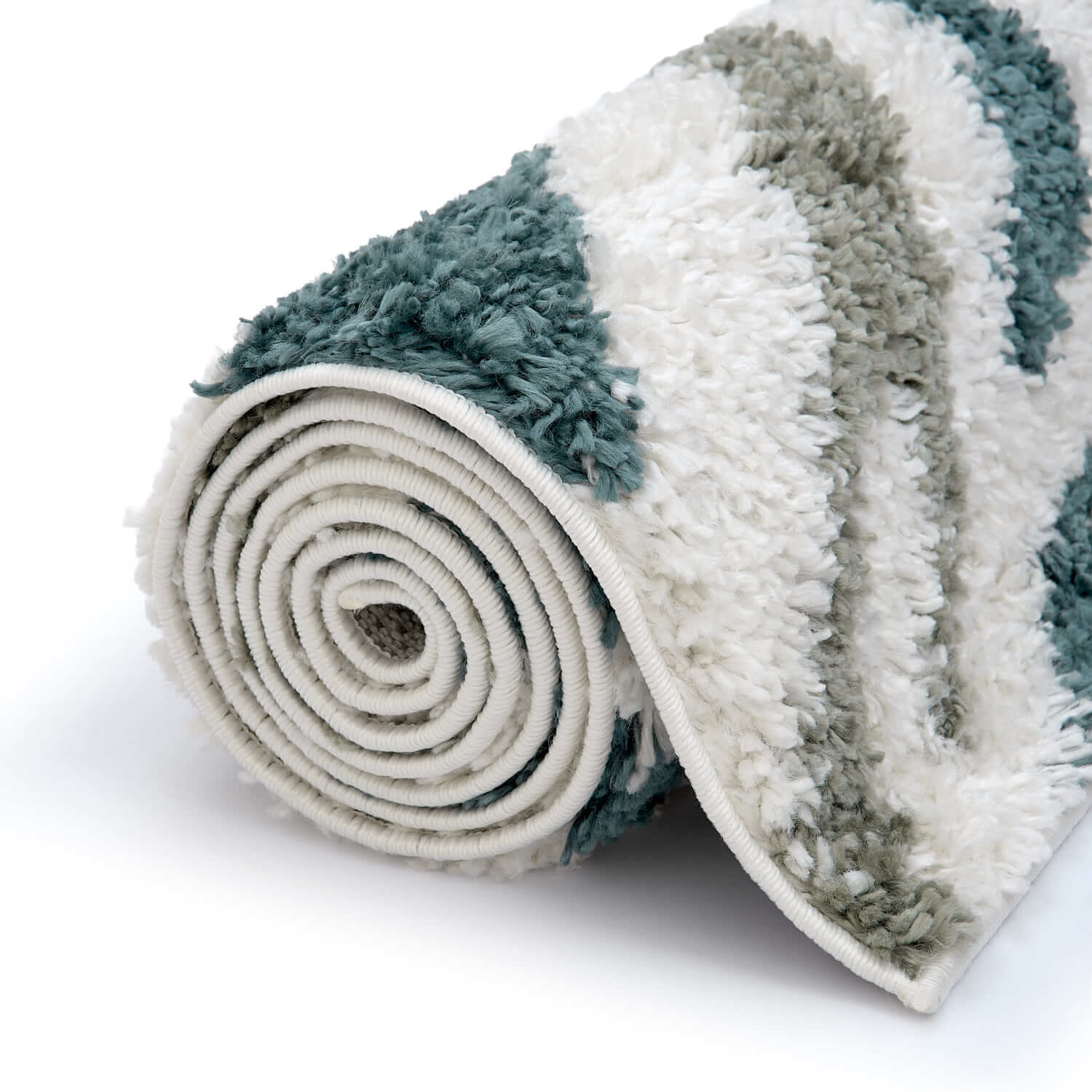Moodi Shaggy Green Nyra Rug - PN Home