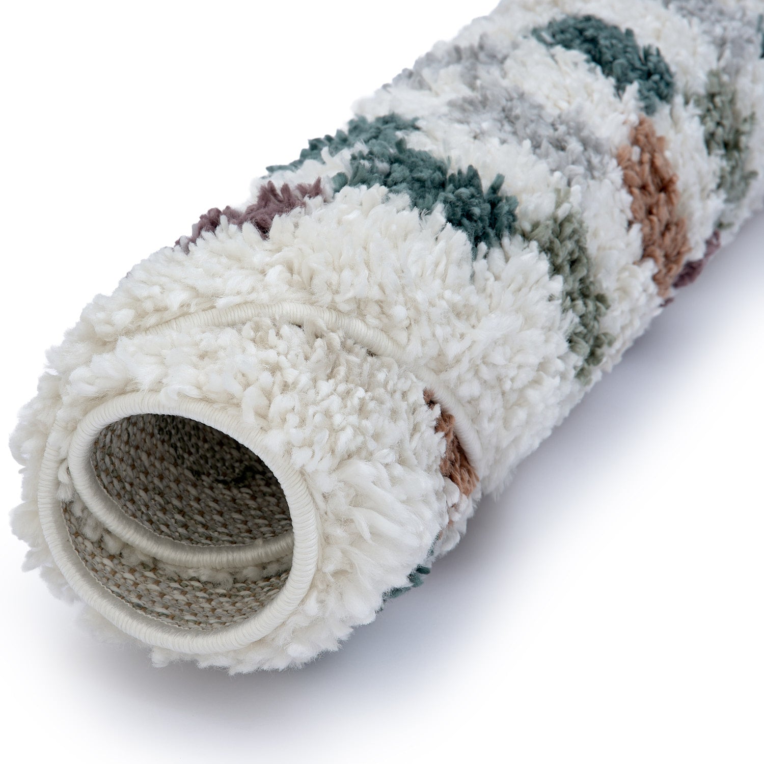 Moodi Shaggy Multicolour Pulseway Rug - PN Home