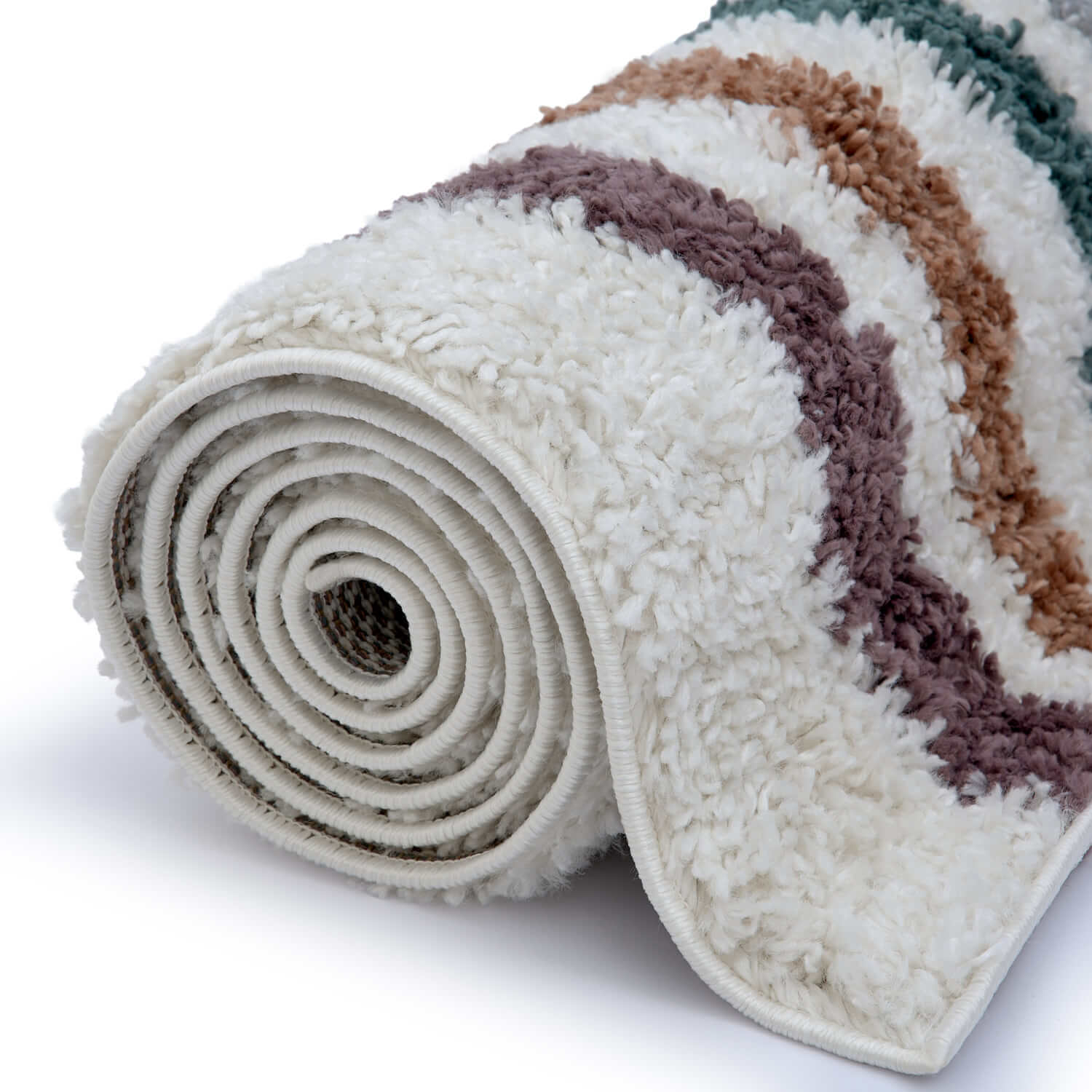 Moodi Shaggy Multicolour Raincat Rug - PN Home