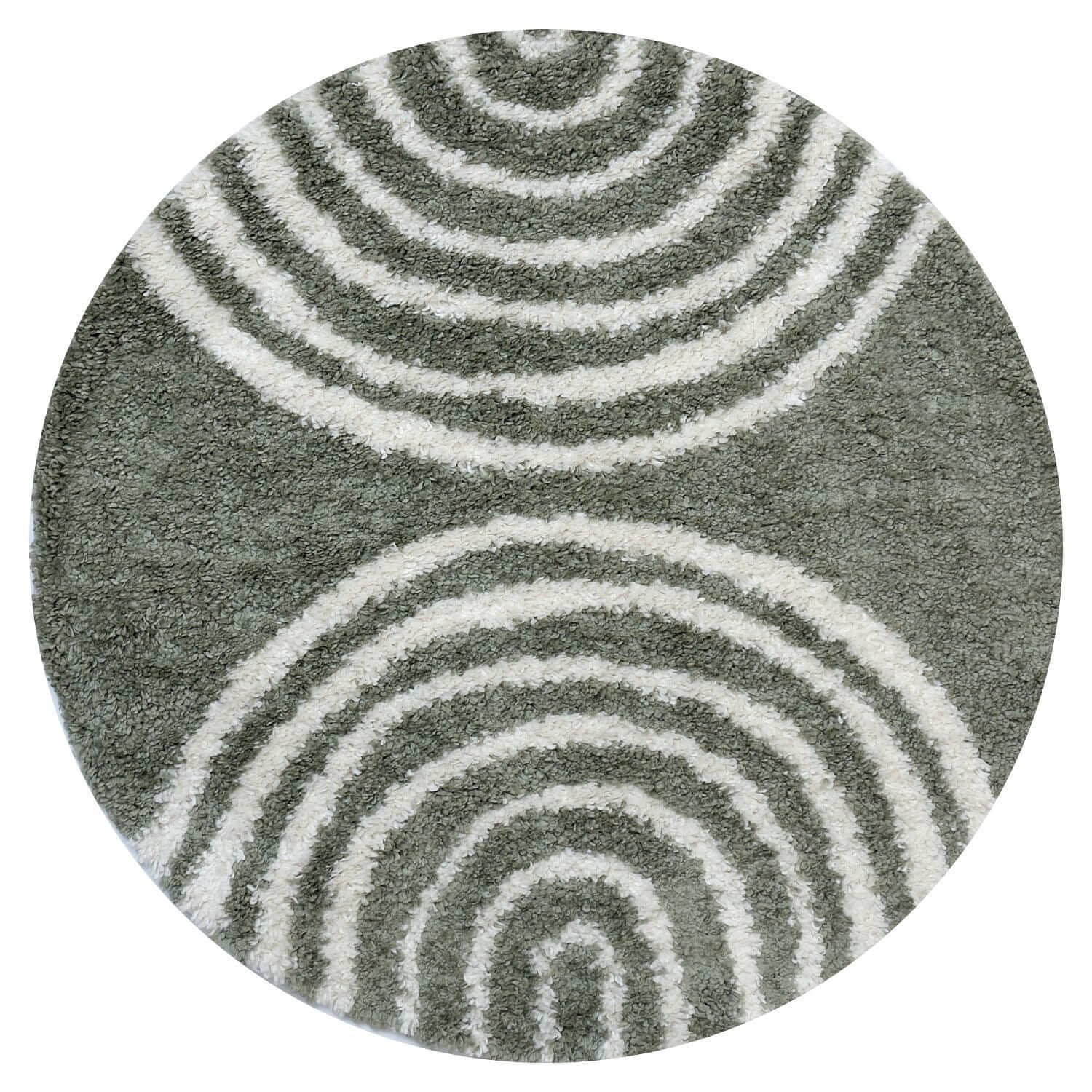 Moodi Shaggy Green Reverie Rug - PN Home