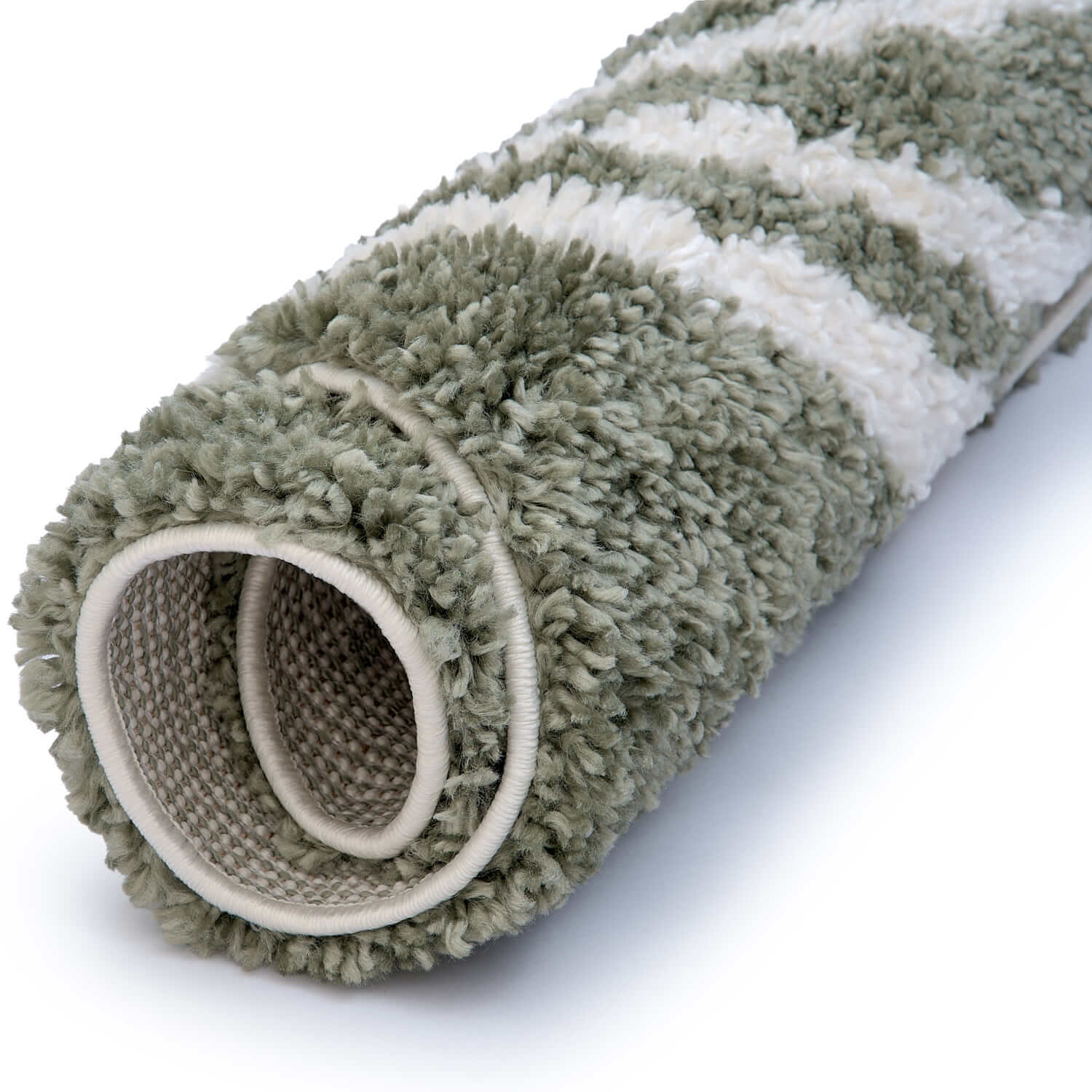 Moodi Shaggy Green Reverie Rug - PN Home