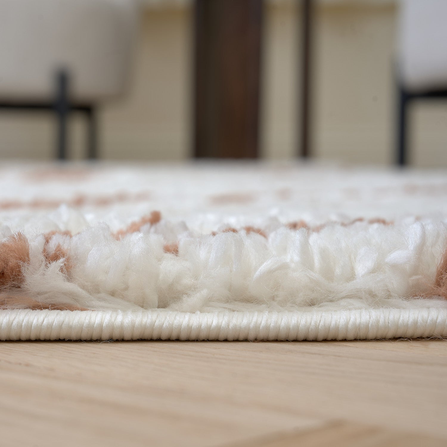 Moodi Shaggy Cream/Terra Savara Rug - PN Home