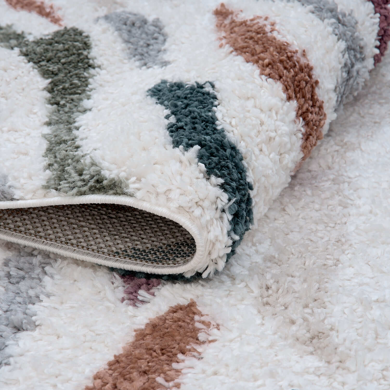 Moodi Shaggy Multicolour Tidecrest Rug - PN Home