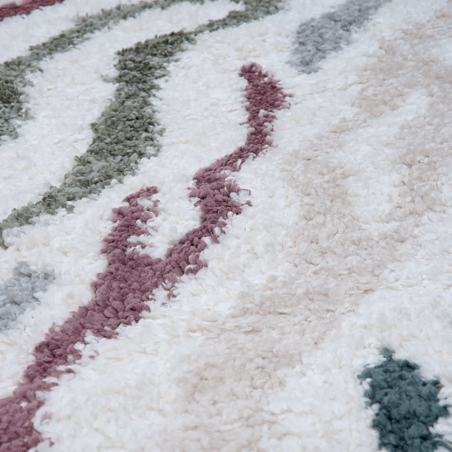 Moodi Shaggy Multicolour Tidecrest Rug - PN Home